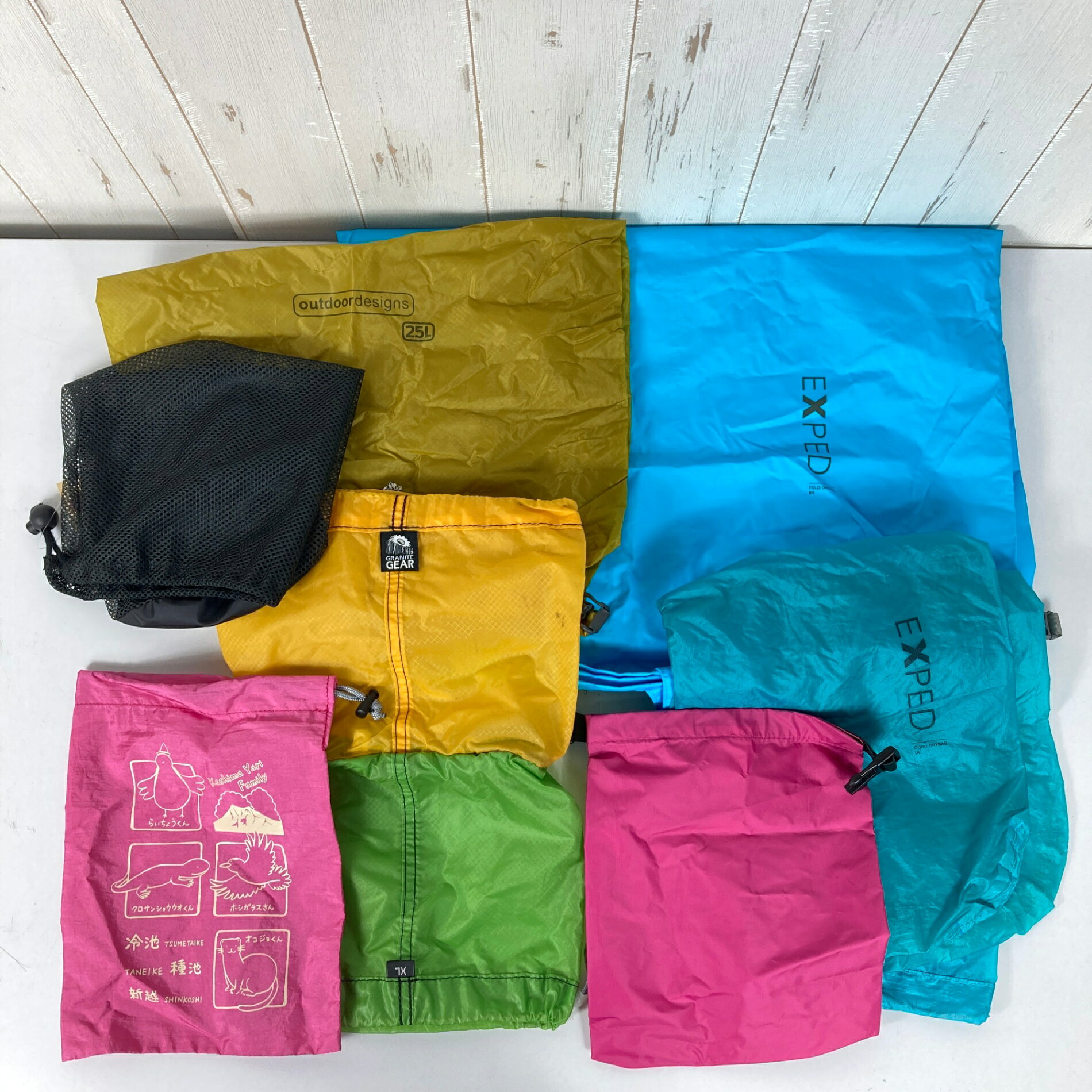 樂天商城 - 【OneSize ブルー系】 Exped ( エクスペド ) スタッフサックセット 6枚セット バッグ ストレージ パッキングサック スタッフサック インナーポーチ z00056469 スタッフサック インナーポーチ パッキングサック バッグ ストレージ