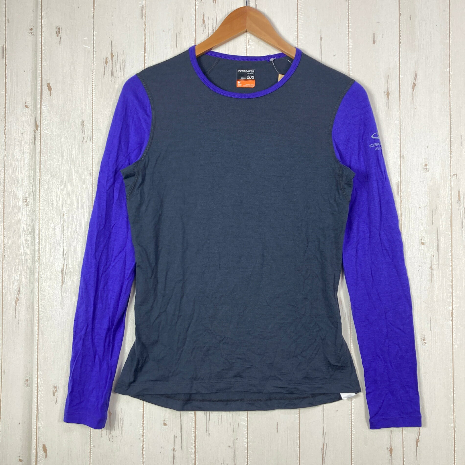 ��Women's M �ͥ��ӡ��ϡ� Icebreaker ( �������֥졼���� ) 200 �������� ���� ���꡼�� ���롼 200 OASIS Long S...