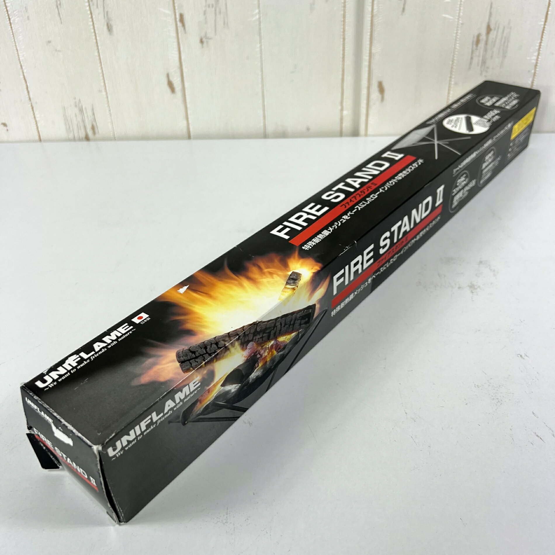 セカンドギア 2ndGear 楽天市場店の【OneSize ブラック系】 Uniflame ( ユニフレーム ) ファイアスタンド2 Fire Stand II 683064 z00056970 焚き火台 キャンピングギア｜アングル2