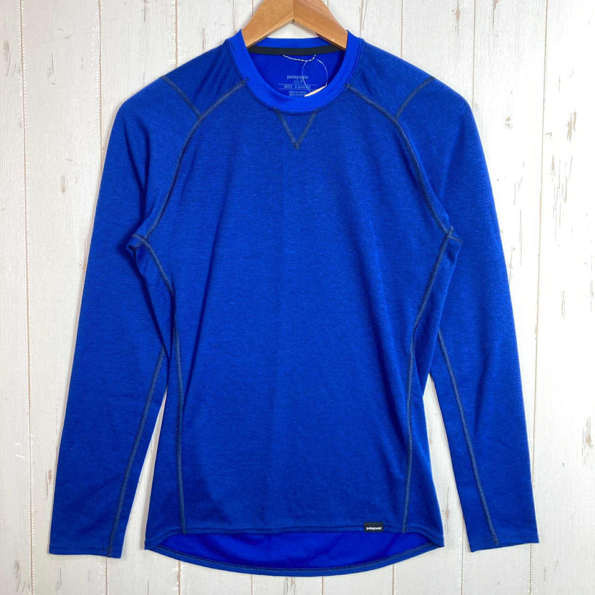 【Men's S ブルー系】 2014 Patagonia ( パタゴニア ) キャプリーン 2 LW クルー アジアフィット Capilene 2 LW Crew Asia Fit ポリエステル ウェア トップス インナー シャツ ロングスリーブTシャツ クルー