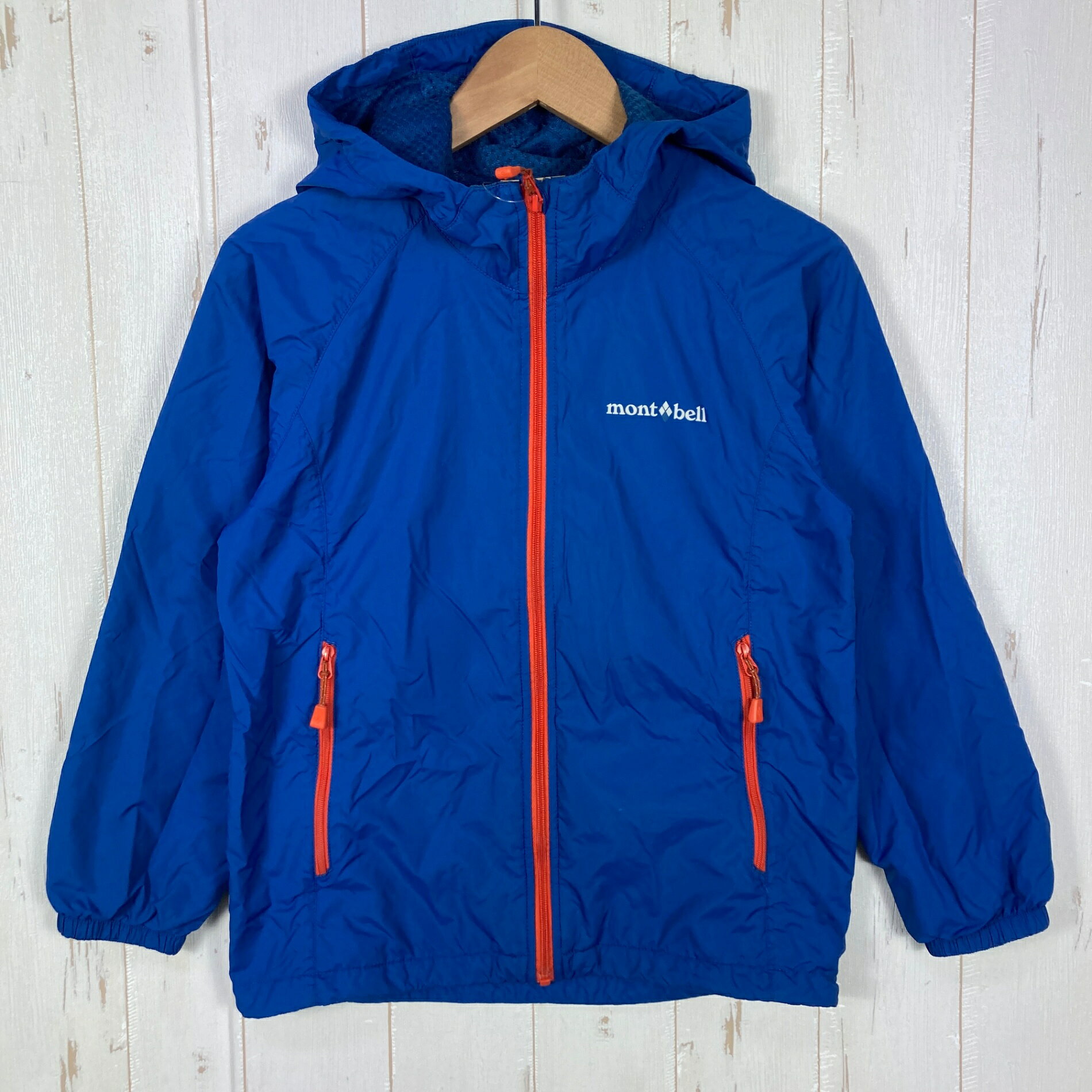 【Kid's 130 ブルー系】 Montbell ( モンベル ) ライトシェル パーカ Light Shell Parka ナイロン ウェア トップス アウター ジャケット ウィンドシェル z00056662 ウィンドシェル アウター ジャケット トップス ウェ