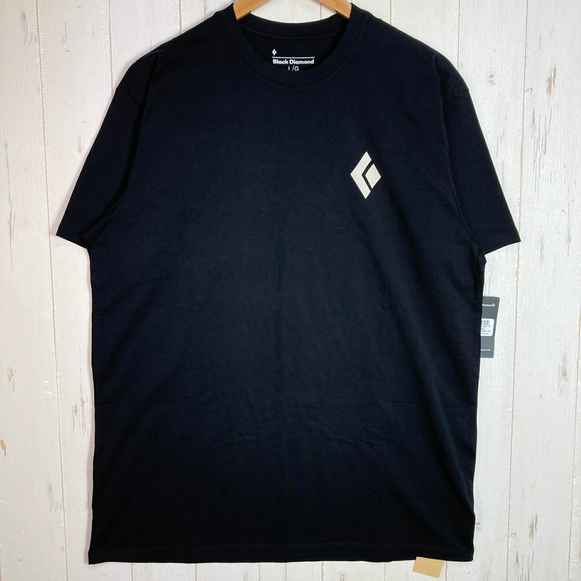 樂天商城 - 【Men's L ブラック系】 Black Diamond ( ブラックダイヤモンド ) ショートスリーブ イクイップメント フォー アルピニスト ティー SS Equipment For Alpinist Tee オーガニックコットン ウェア トップス インナー