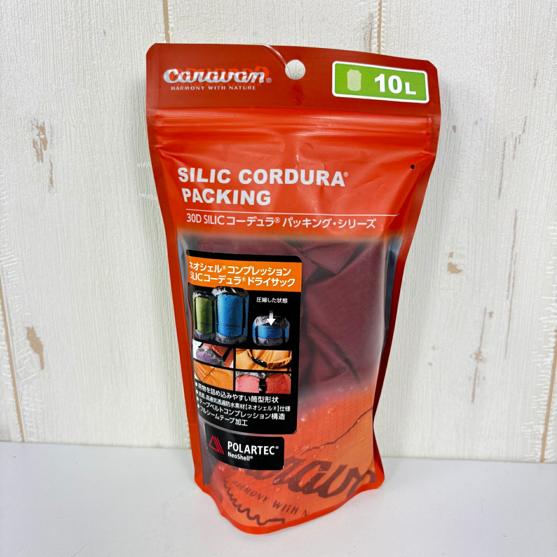 樂天商城 - 【OneSize グレー系】 Caravan ( キャラバン ) ネオシェルコンプ SILICドライサック10L Neo Shell Comp Silic Dry Sack 10L 10L 0450120 219 ダークレッド z00056809 219 ダークレ