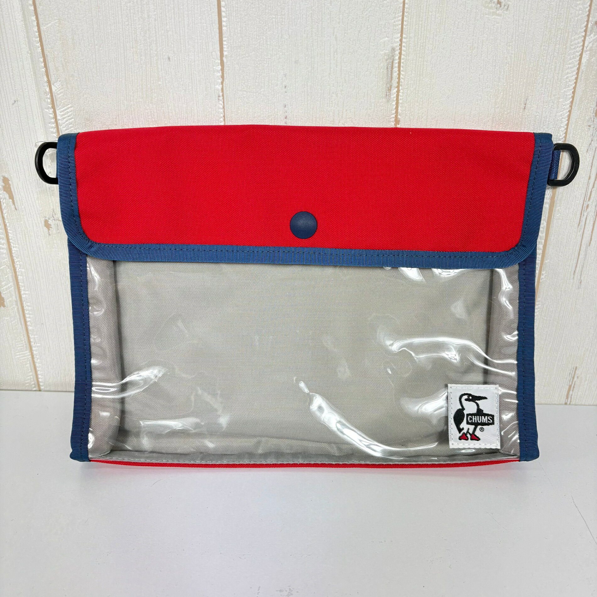 乐天商城 - 【OneSize レッド系】 Chums ( チャムス ) リサイクルチャムスクリアケースL Recycle CHUMS Clear Case L ポリエステル バッグ ストレージ パッキングサック スタッフサック インナーポーチ z00056615 スタッフサ