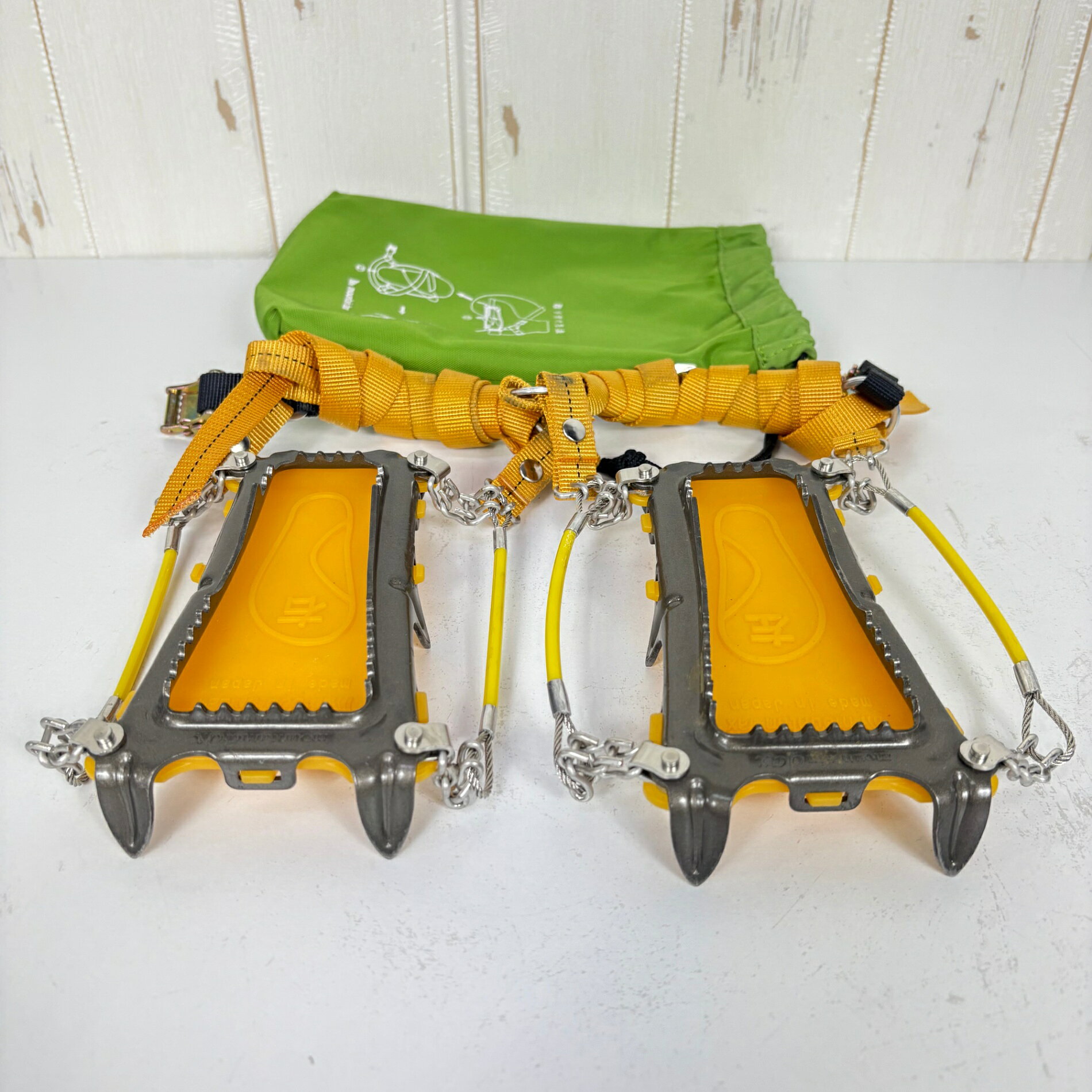 【OneSize イエロー系】 Mountain Dax ( マウンテンダックス ) 6本爪アイゼン ウィンターギア クランポン アイゼン z00055861 クランポン アイゼン ウィンターギア