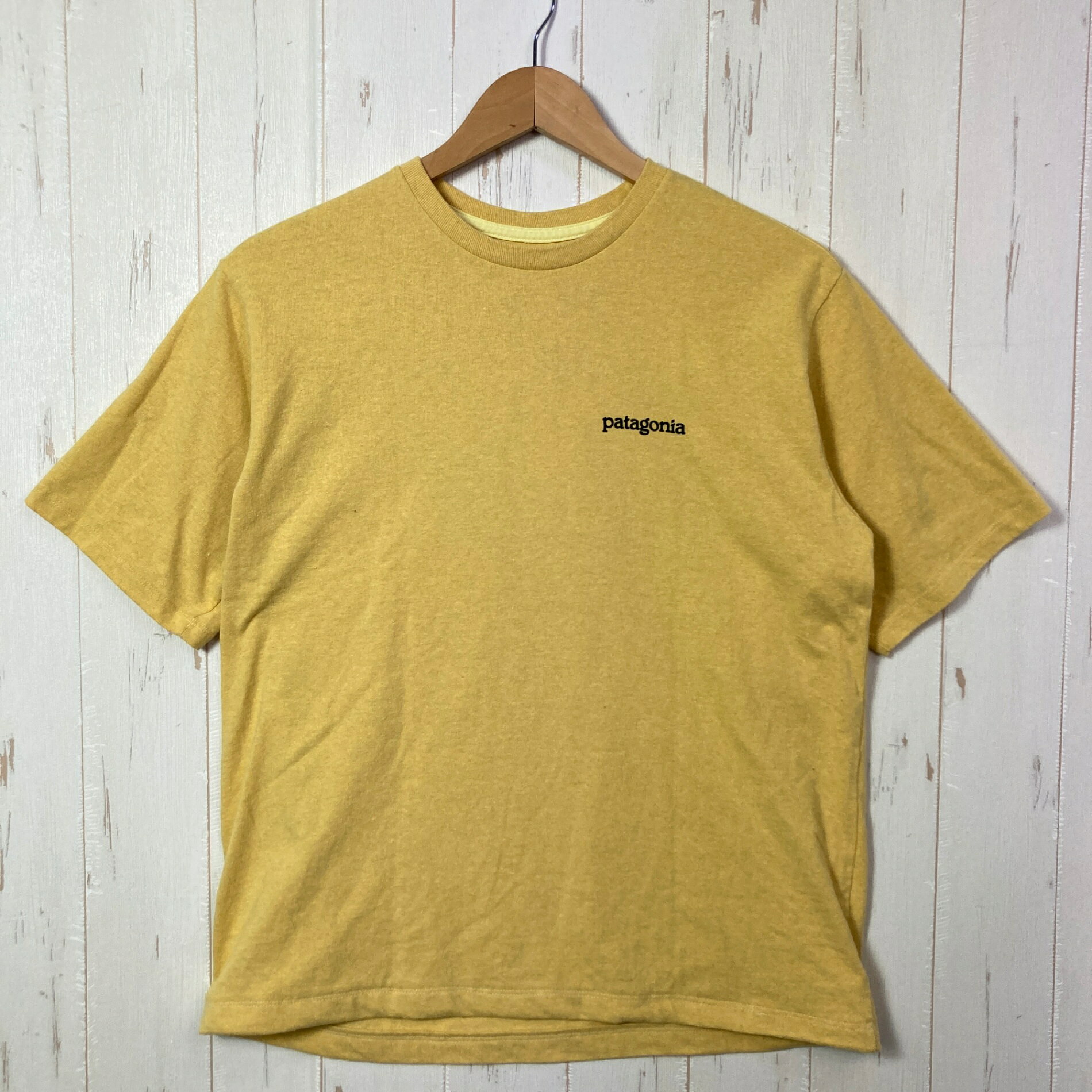 【Men's S イエロー系】 2022 Patagonia ( パタゴニア ) フィッツロイ ホライゾンズ レスポンシビリティー Fitz Roy Horizons Responsibili-Tee SUYE コットン ウェア トップス インナー シャツ ショート