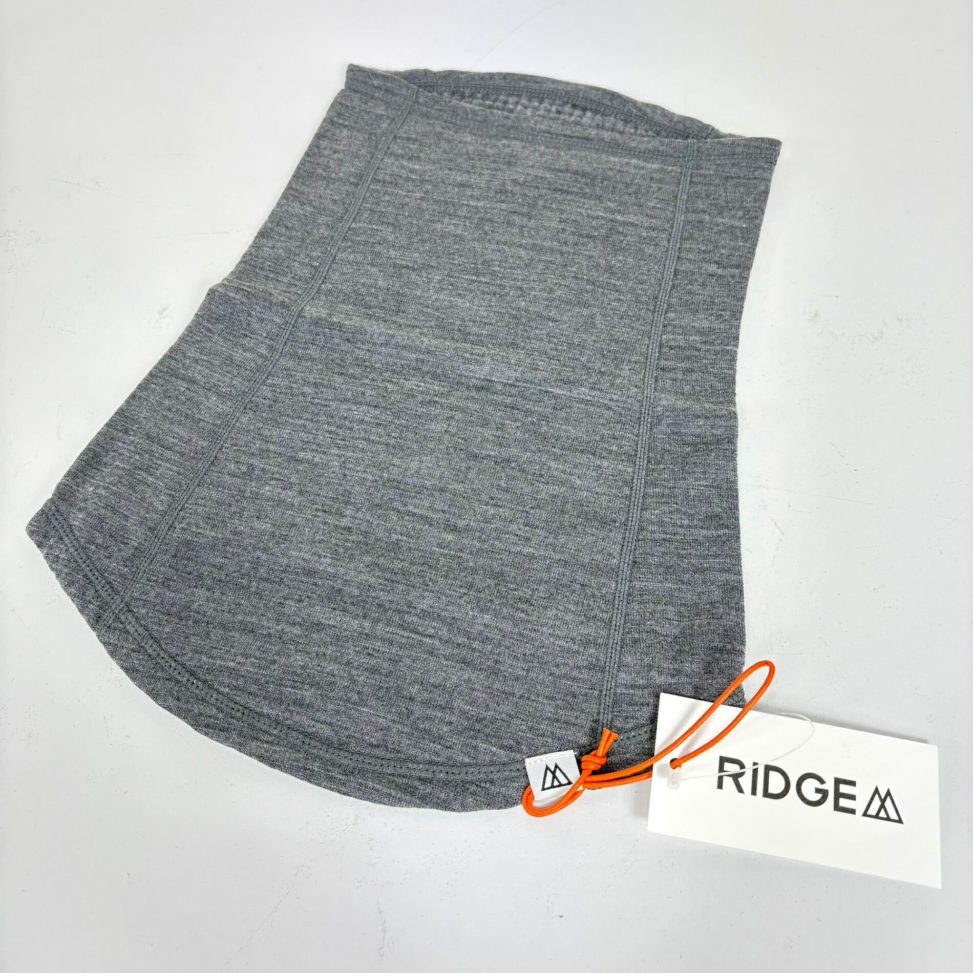 乐天商城 - 【Unisex OneSize グレー系】 Ridge Mountain Gear ( リッジマウンテンギア ) グリッドメリノ ロングネックゲイター Grid Merino Long Neck Gaiter Heather Grey z00057417 Heather Gr