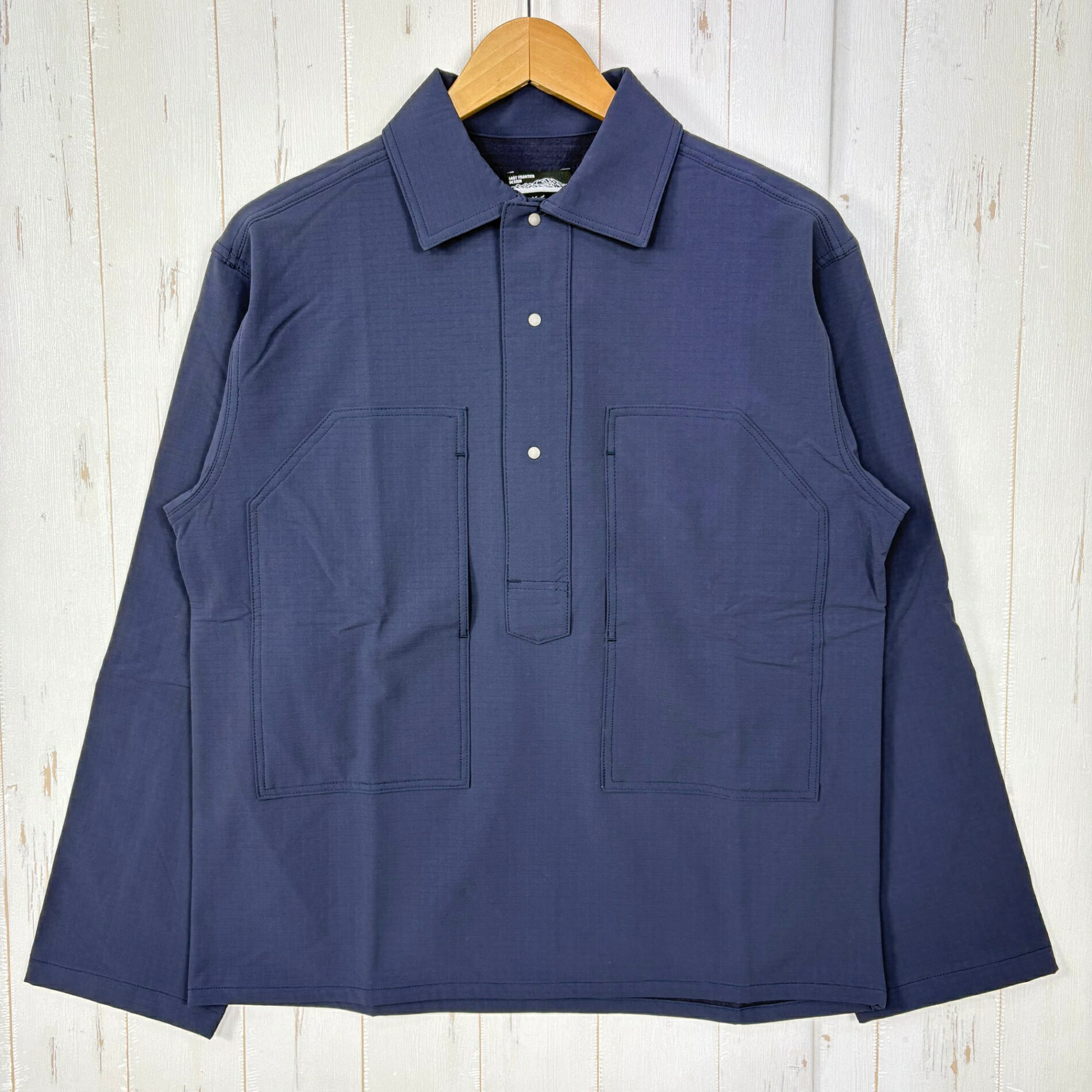 乐天商城 - 【Unisex S ネイビー系】 Last Frontier Design ( ラストフロンティアデザイン ) ファーストフロスト プルオーバージャケット First Frost Pullover Jacket Navy z00057439 Navy ソフトシェル