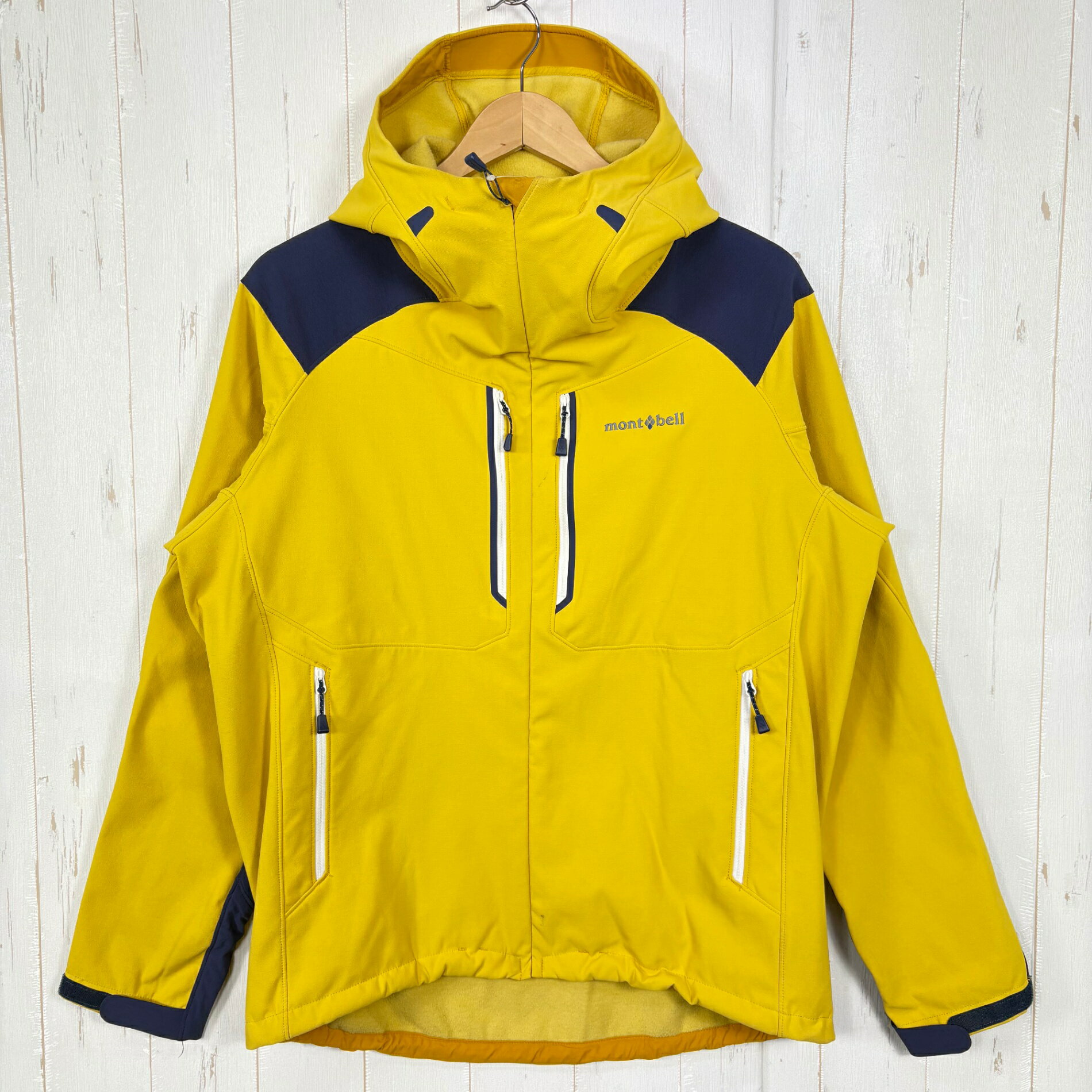 乐天商城 - 【Unisex L イエロー系】 Montbell ( モンベル ) ロッシュパーカ Rocher Parka ナイロン ウェア トップス アウター ジャケット ソフトシェル z00057367 ソフトシェル アウター ジャケット トップス ウェア