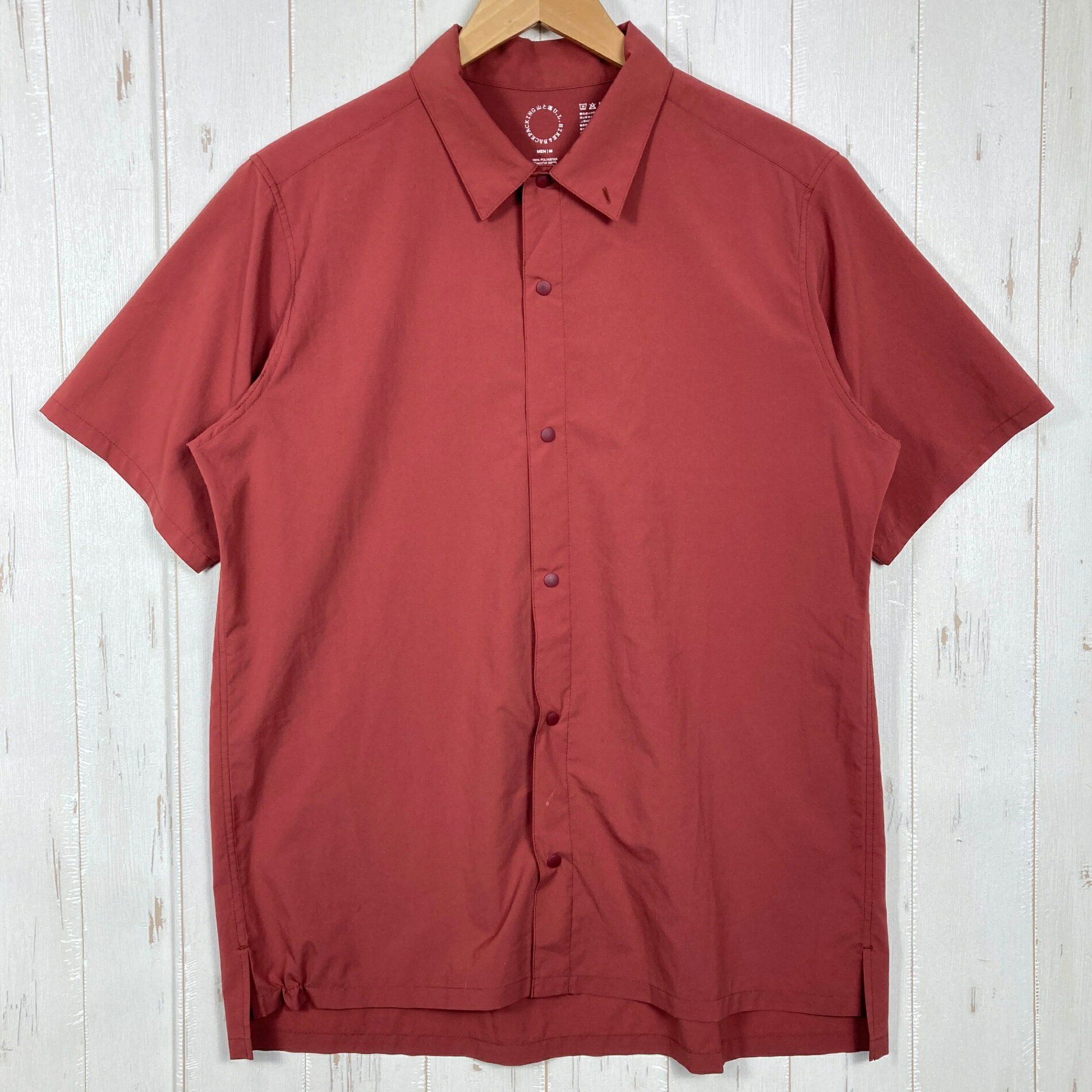 乐天商城 - 【Men's M レッド系】 Yamatomichi ( 山と道 ) ユーエル ショートスリーブ シャツ UL Short Sleeve Shirt ポリエステル ウェア トップス インナー シャツ ショートスリーブシャツ 化繊 z00057526 化繊 ショー