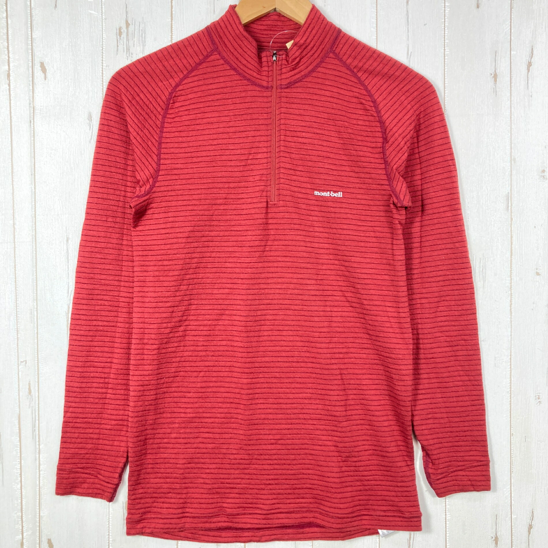 樂天商城 - 【Men's M レッド系】 Montbell ( モンベル ) スーパーメリノウール EXP. ハイネックシャツ メリノウール ウェア トップス インナー シャツ ロングスリーブシャツ ウール z00057546 ウール ロングスリーブシャツ インナー シャツ