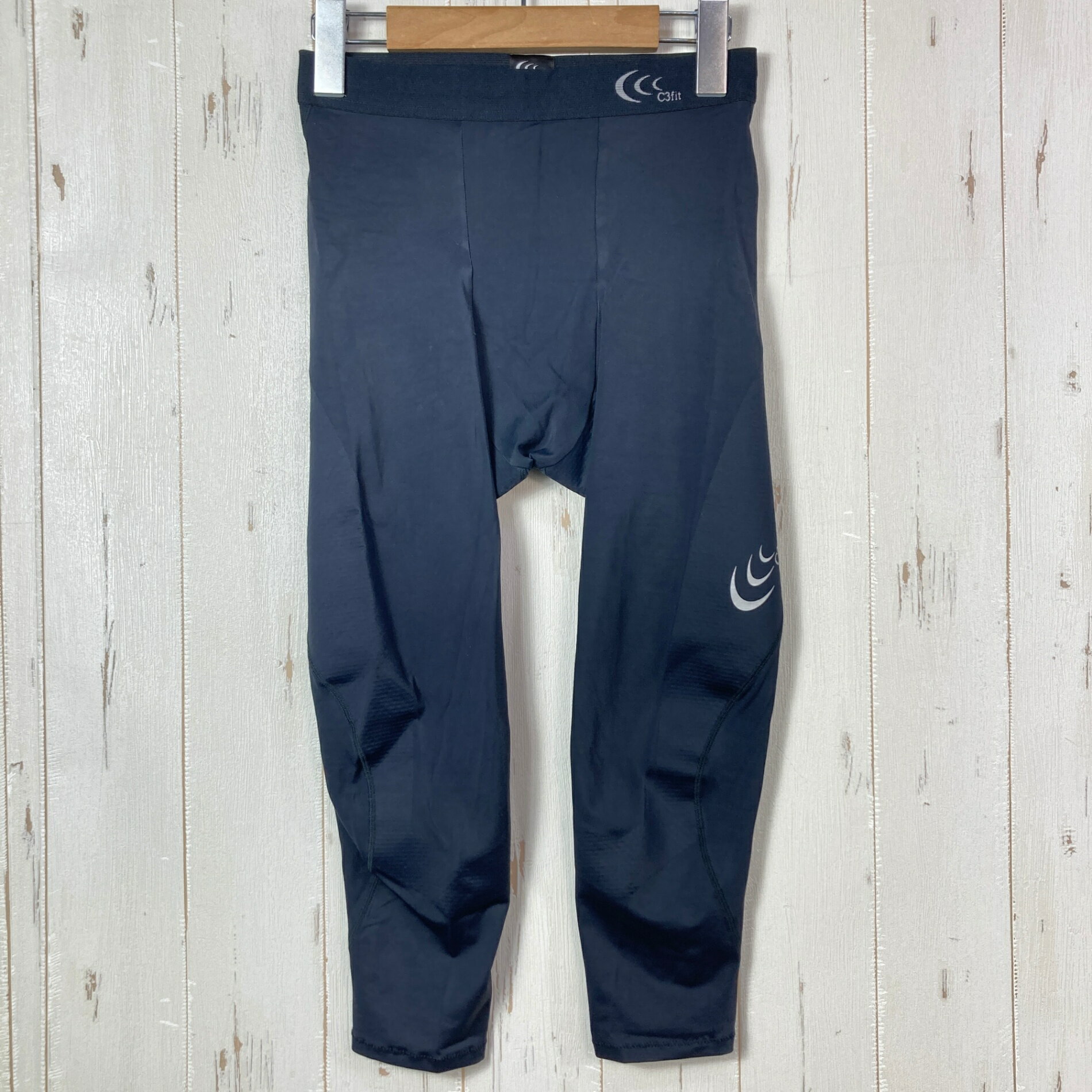 用於下半身 - 【Men's M ブラック系】 C3Fit ( シースリーフィット ) フォーカス 3/4 タイツ ナイロン ウェア ボトムス タイツ z00057556 タイツ ボトムス ウェア
