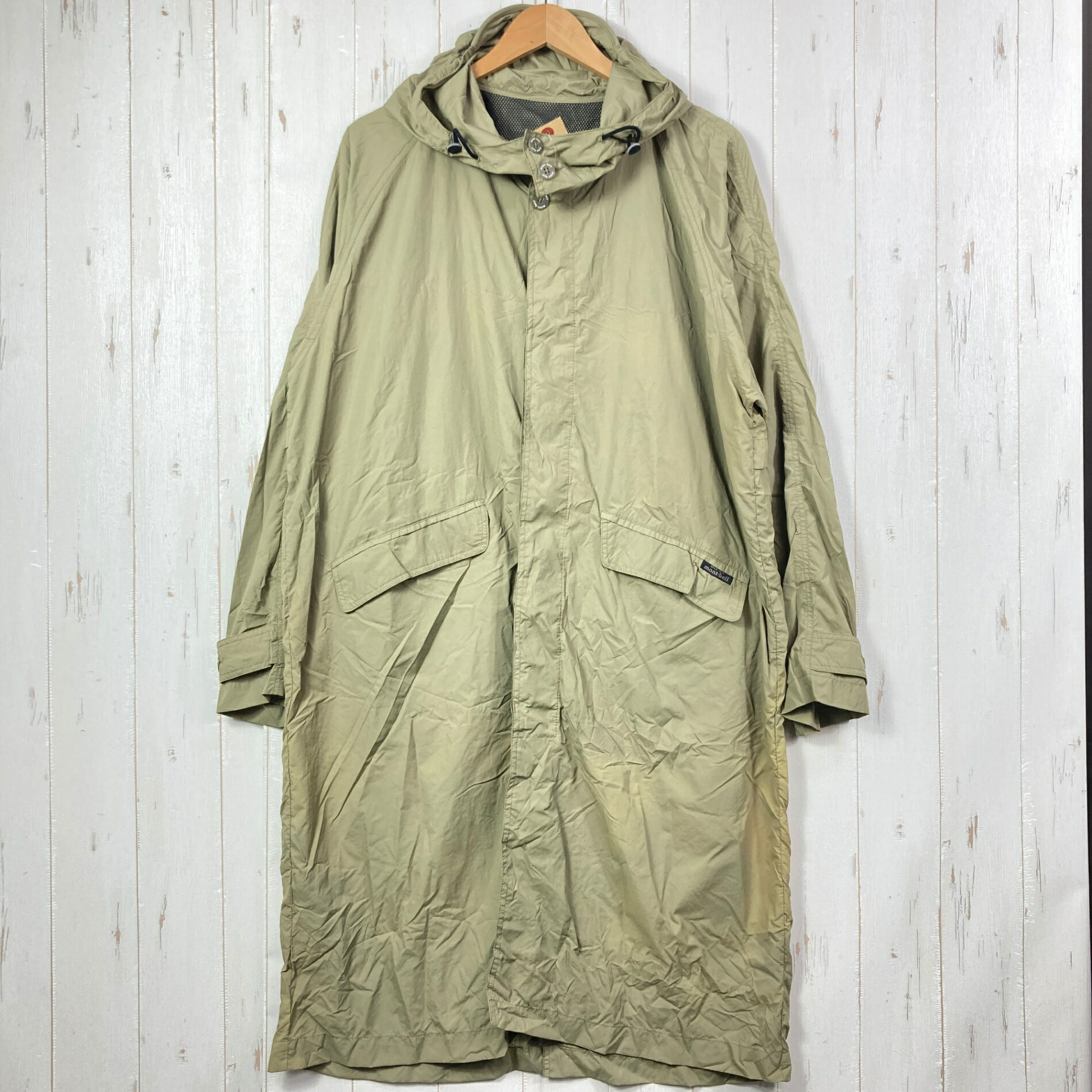 乐天商城 - 【Unisex M ベージュ系】 Montbell ( モンベル ) コンパクト トラベル コート Compact Travel Coat ナイロン ウェア コート z00057574 コート ウェア