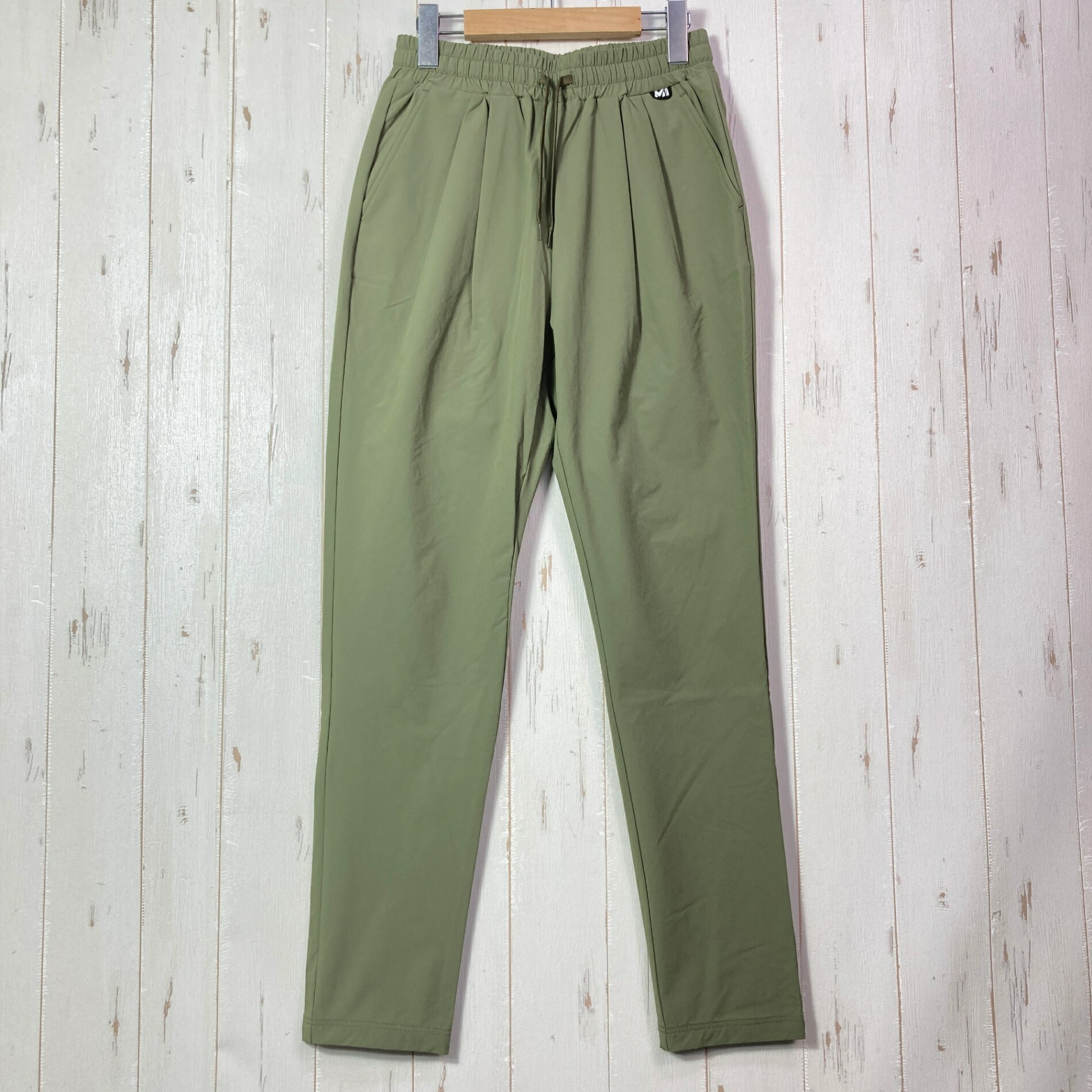 乐天商城 - 【Women's XS グリーン系】 Millet ( ミレー ) マウンテン ストレッチ イージー パンツ MOUNTAIN STRETCH EASY PANT ナイロン ウェア ボトムス ロングパンツ ソフトシェル z00057388 ソフトシェル ロングパンツ ボ