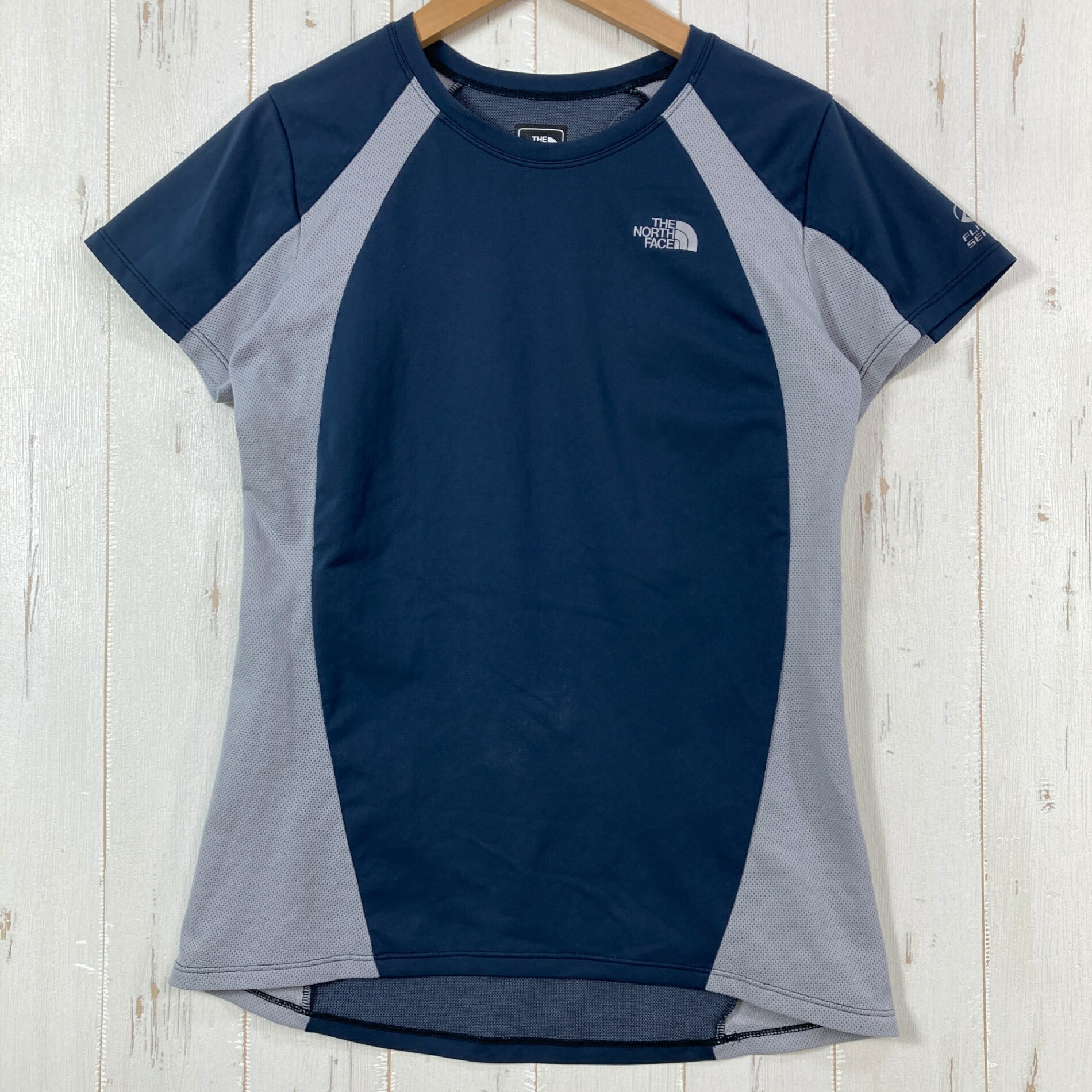 乐天商城 - 【Women's M ネイビー系】 The North Face ( ザ・ノースフェイス ) ショートスリーブ エンデューロ クルー S/S Enduro Crew ポリエステル ウェア トップス インナー シャツ ショートスリーブTシャツ クルーネック 化繊 z000