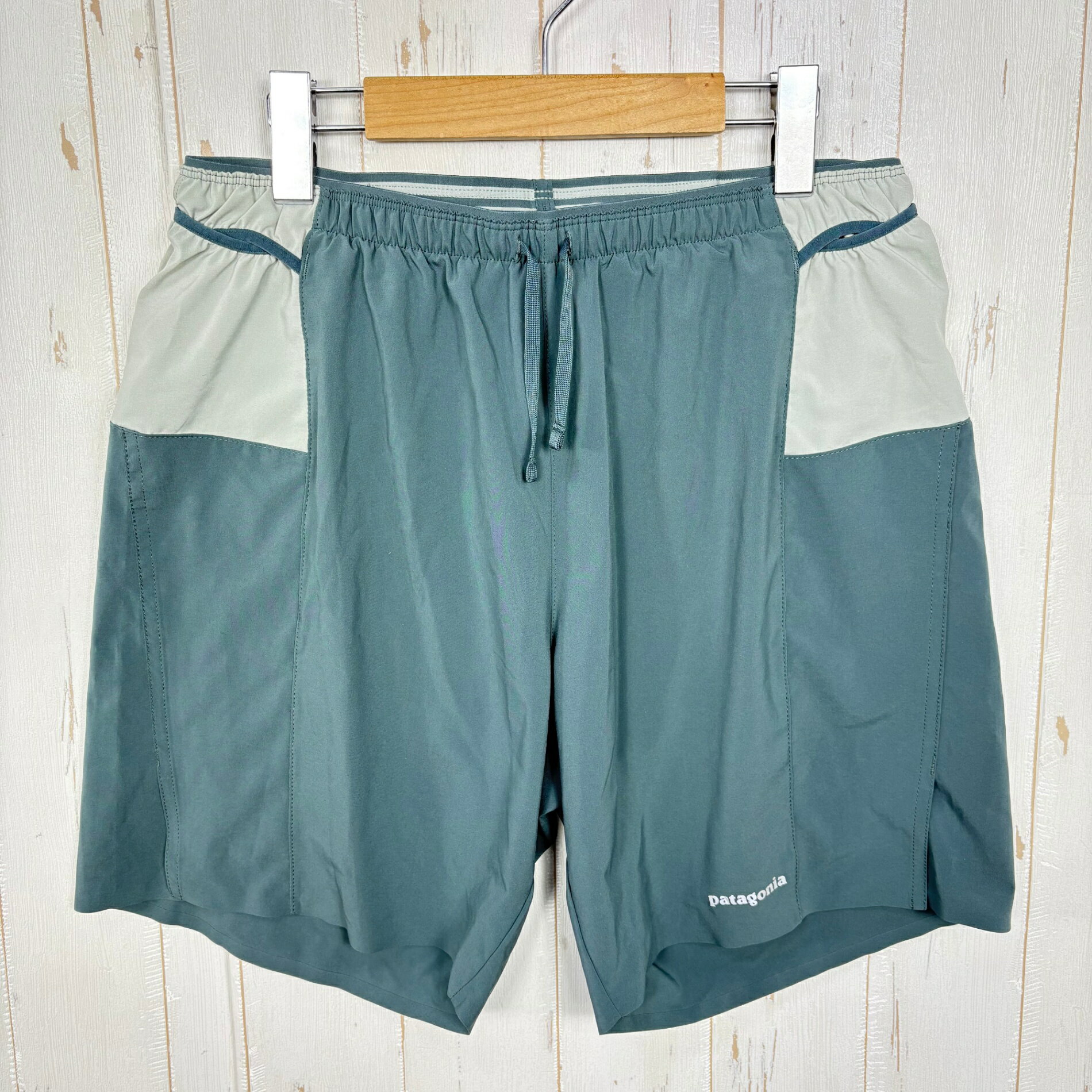 【Men's M グリーン系】 2024 Patagonia ( パタゴニア ) ストライダー プロ ショーツ 7 インチ Strider Pro Shorts 7 in. NUVG ポリエステル ウェア ボトムス ショーツ ショートパンツ ソフトシェル z0005