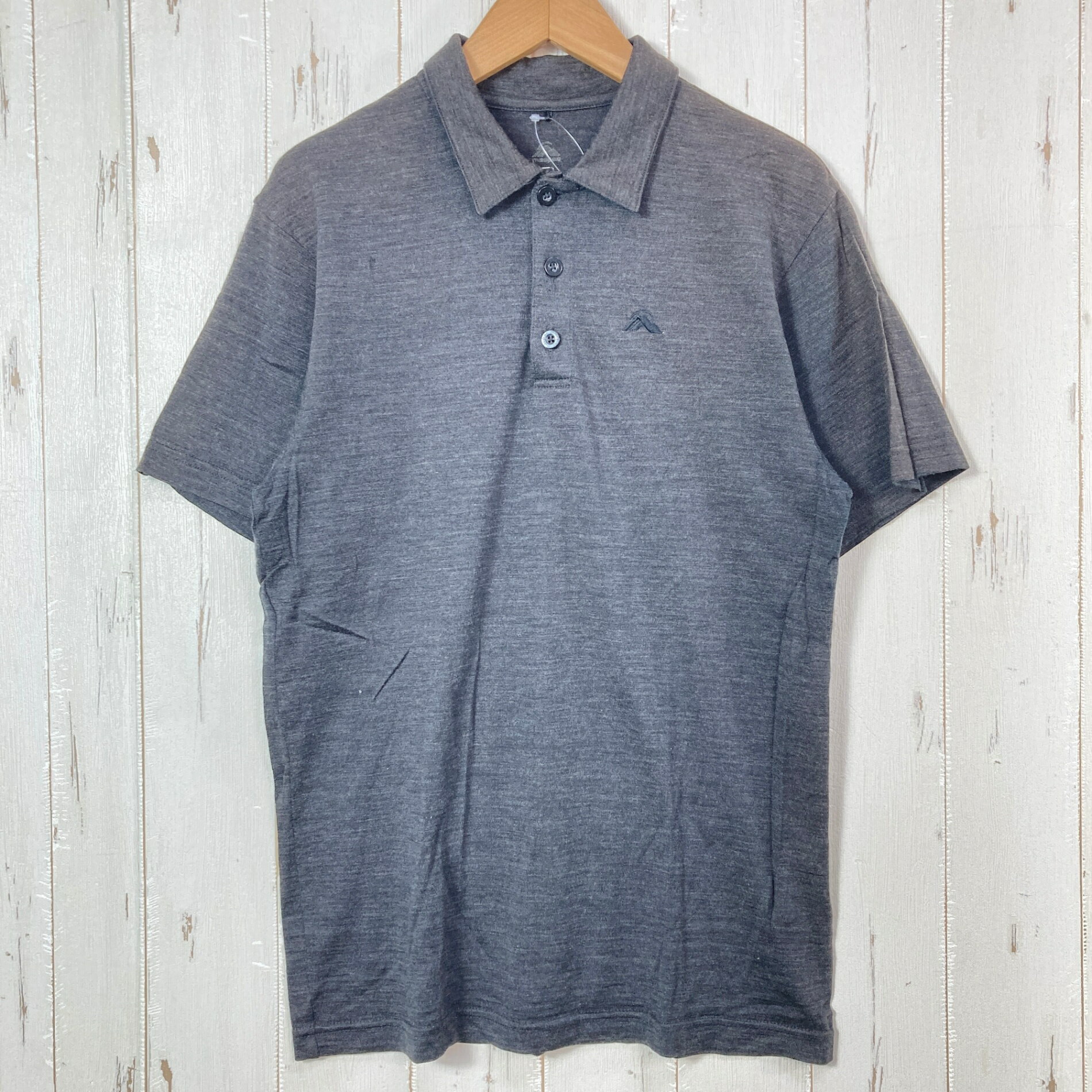 乐天商城 - 【Men's S グレー系】 Macpac ( マックパック ) メリノウール ショートスリーブ ポロ Merino Wool Short Sleeve Polo メリノウール ウェア トップス インナー シャツ ショートスリーブシャツ ウール z00055465