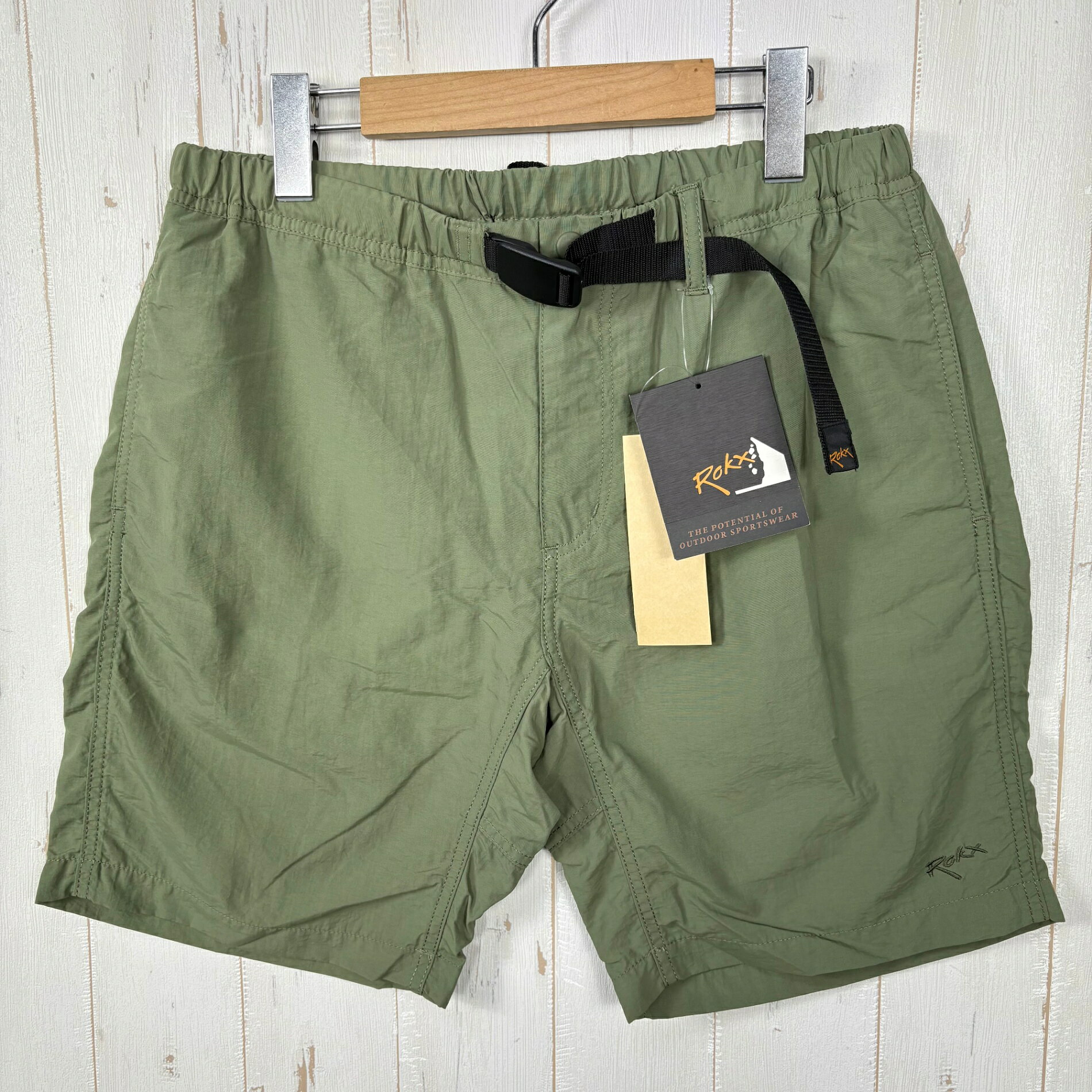 乐天商城 - 【Men's M カーキグリーン系】 Rokx ( ロックス ) トラベライト ショート Travelyte Short RXMS213006 OLIVE z00056167 OLIVE ショーツ ショートパンツ ボトムス ウェア