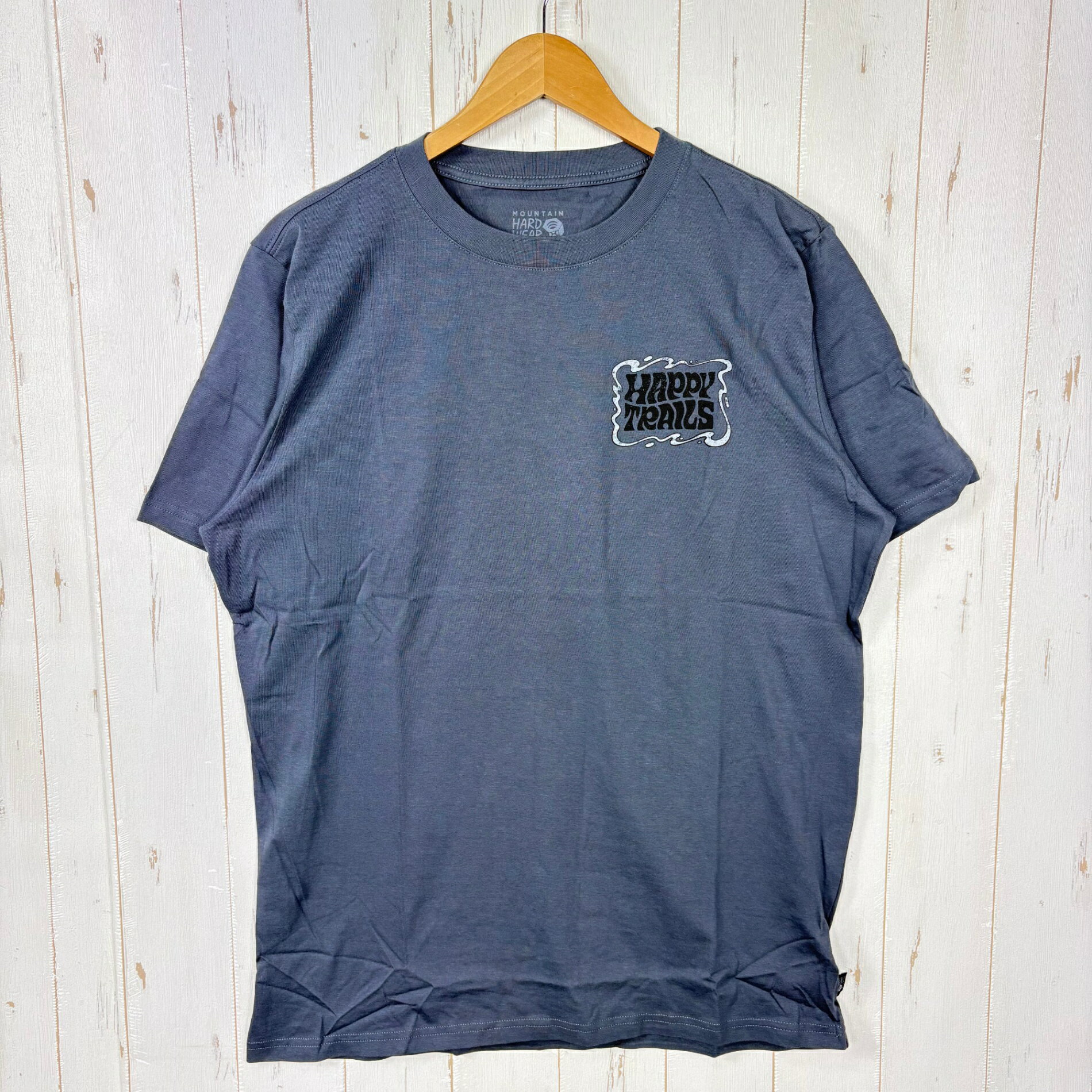 乐天商城 - 【Men's L ネイビー系】 Mountain Hardwear ( マウンテンハードウェア ) ハッピー トレイルズ ショートスリーブ Happy Trails Short Sleeve OM6911 053 z00056039 053 化繊 ショートスリーブT