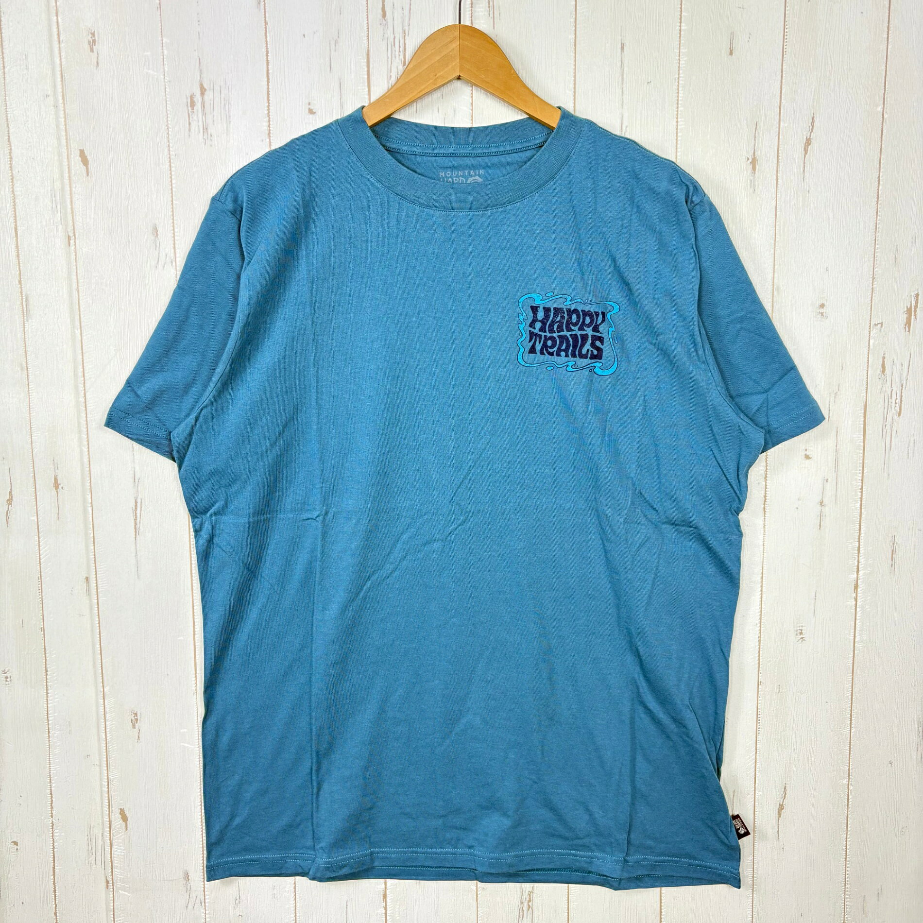 乐天商城 - 【Men's L ブルー系】 Mountain Hardwear ( マウンテンハードウェア ) ハッピー トレイルズ ショートスリーブ Happy Trails Short Sleeve OM6911 442 z00056041 442 化繊 ショートスリーブT
