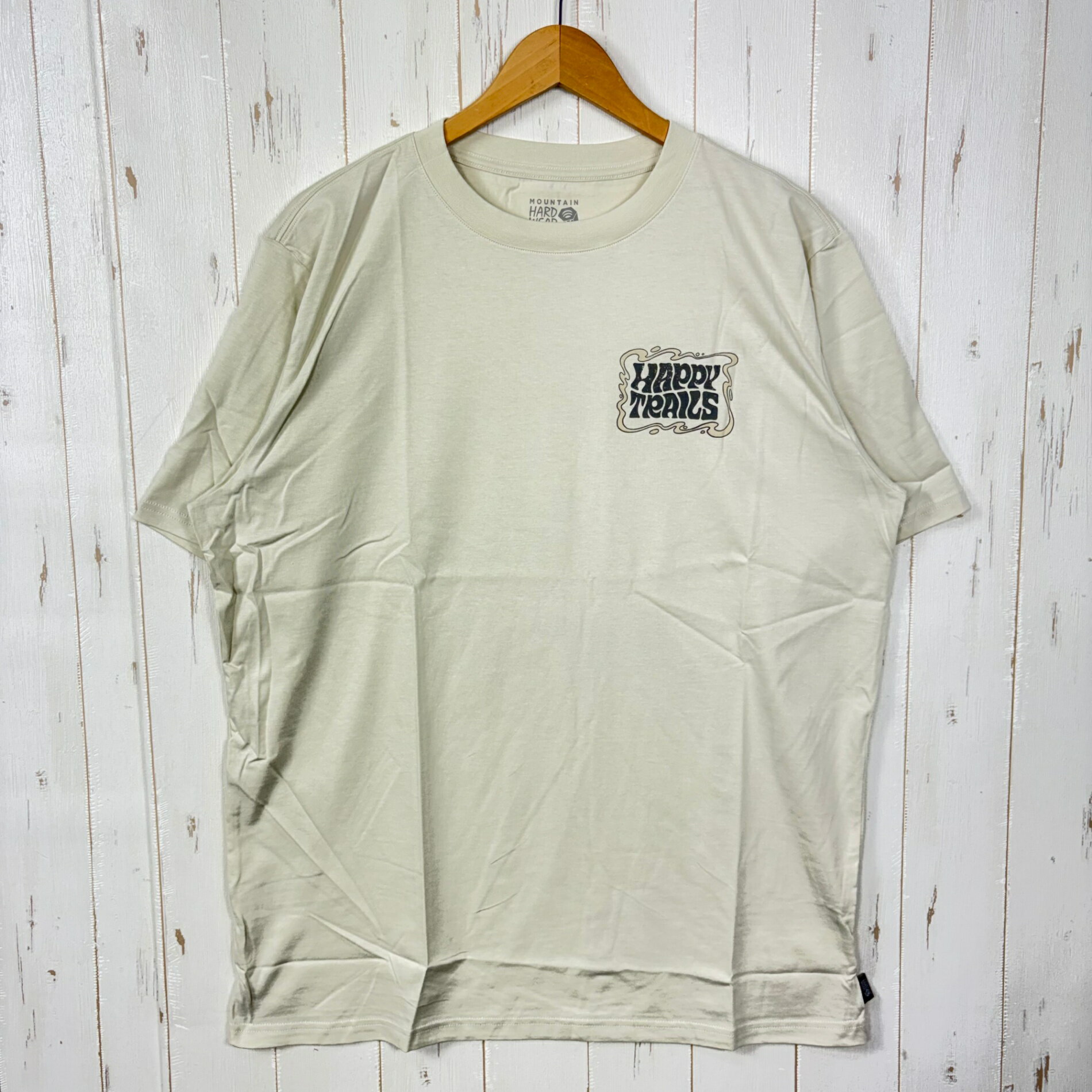 乐天商城 - 【Men's XL アイボリー系】 Mountain Hardwear ( マウンテンハードウェア ) ハッピー トレイルズ ショートスリーブ Happy Trails Short Sleeve OM6911 354 z00056040 354 化繊 ショートスリーブT