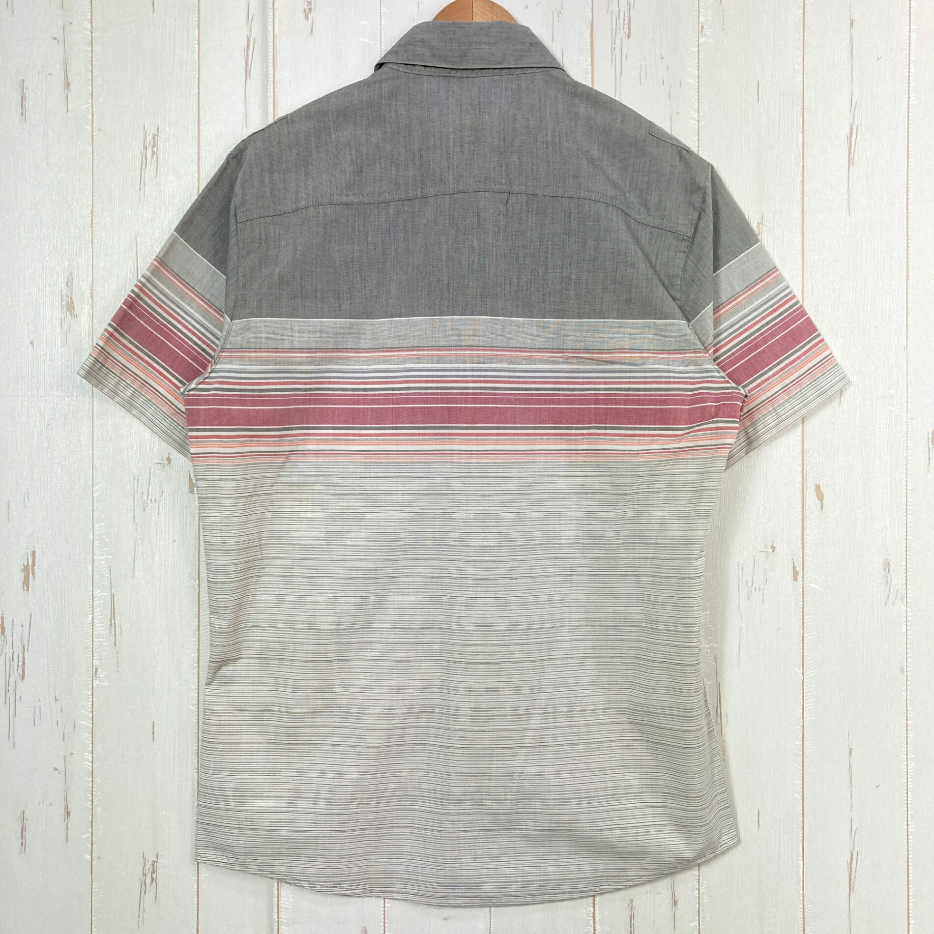 【Men's S グレー系】 Millet ( ミレー ) タメル ショートスリーブ シャツ Tamel S...