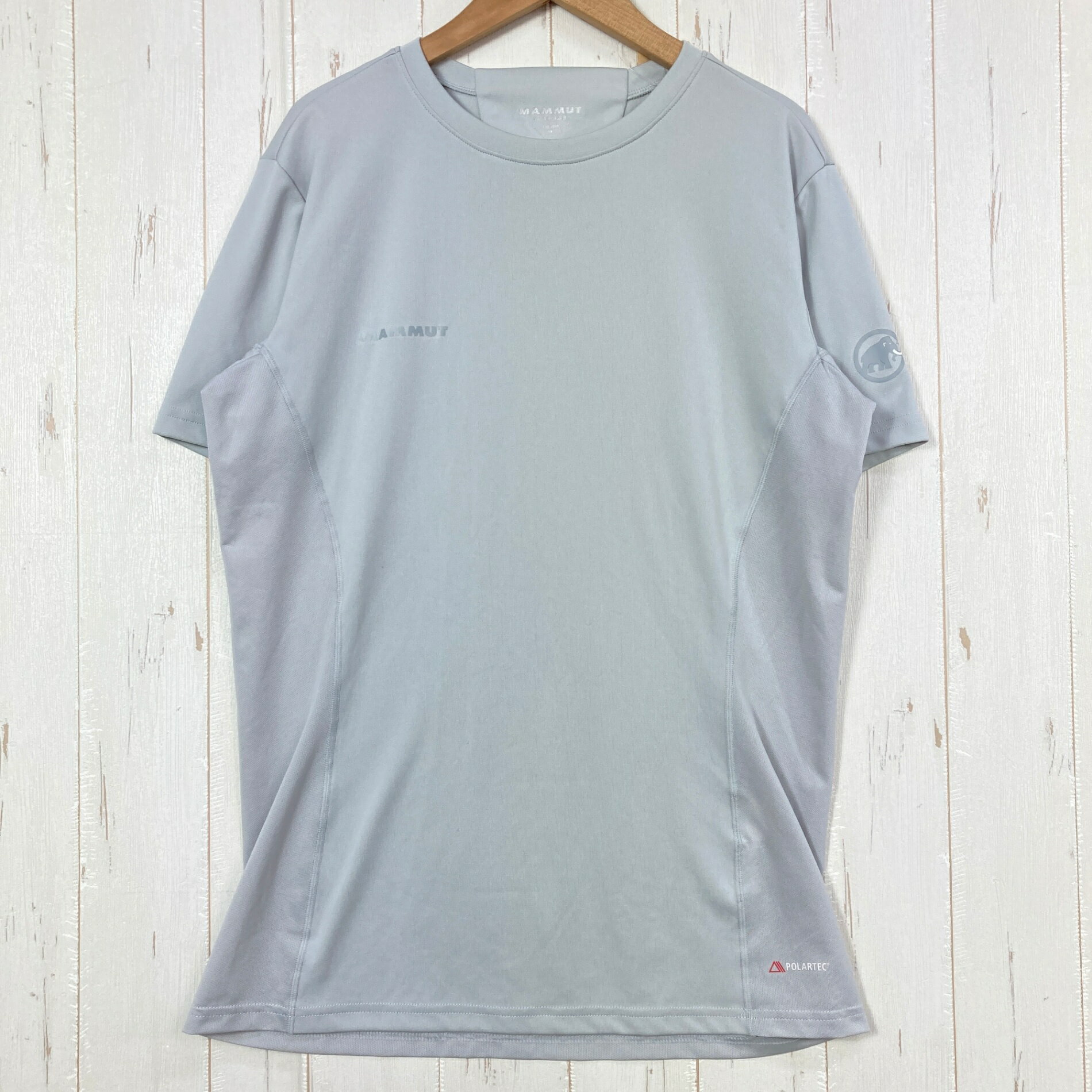乐天商城 - 【Men's M グレー系】 Mammut ( マムート ) サーティグ Tシャツ Sertig T-Shirt ウェア トップス インナー シャツ ショートスリーブTシャツ クルーネック 化繊 ポーラテック・パワードライ z00055421 化繊 ショートスリ