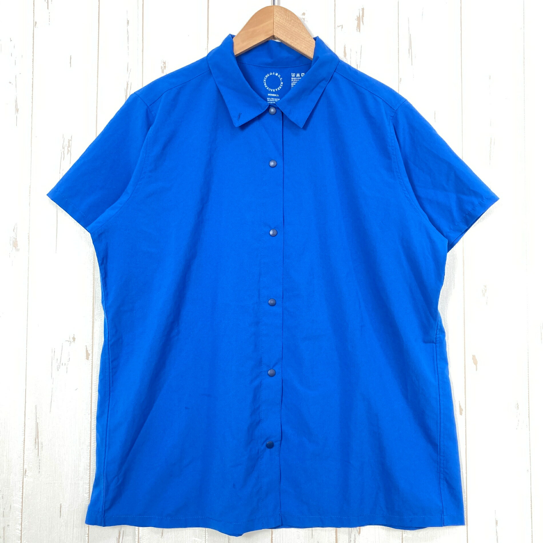 乐天商城 - 【Women's L ブルー系】 Yamatomichi ( 山と道 ) ユーエル ショートスリーブ シャツ UL Short Sleeve Shirt ポリエステル ウェア トップス インナー シャツ ショートスリーブシャツ 化繊 z00054133 化繊 ショー