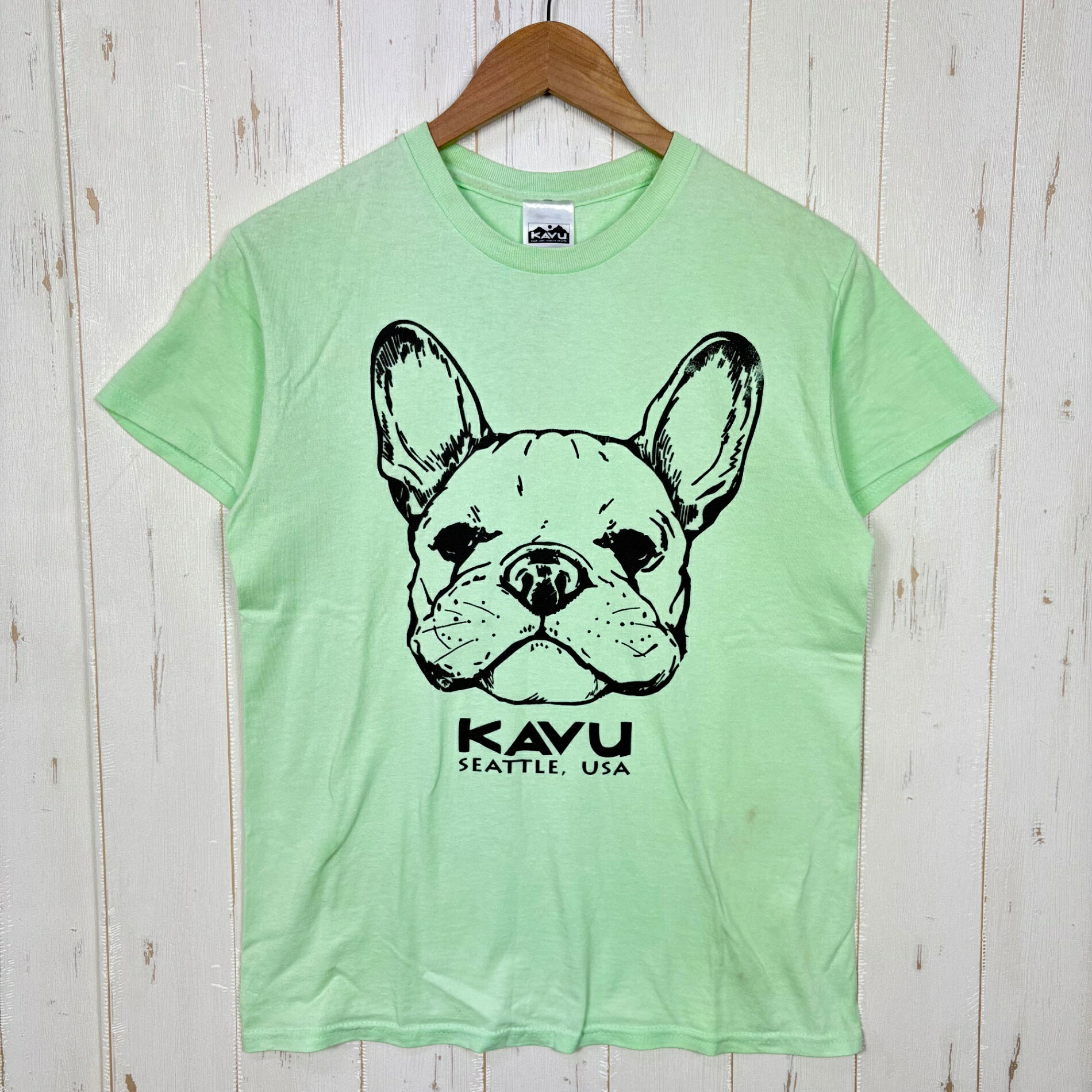 樂天商城 - 【Men's S グリーン系】 Kavu ( カブー ) ドッグティー Dog Tee コットン ウェア トップス インナー シャツ ショートスリーブシャツ コットン z00054187 コットン ショートスリーブシャツ インナー シャツ トップス ウェア