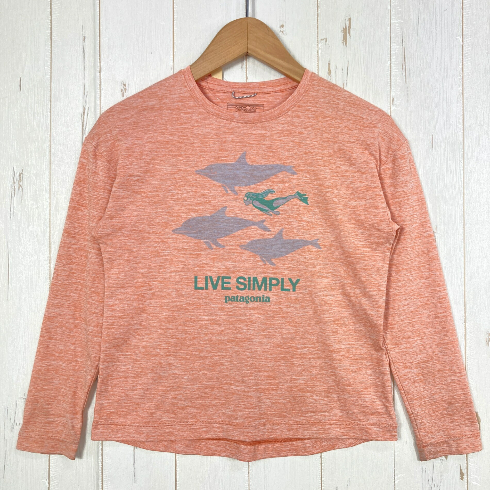 乐天商城 - 【Kid's S ピンク系】 2021 Patagonia ( パタゴニア ) キャプリーン クール デイリー カットソー LPME ポリエステル ウェア トップス インナー シャツ ショートスリーブTシャツ クルーネック 化繊 z00054034 LPME 化繊