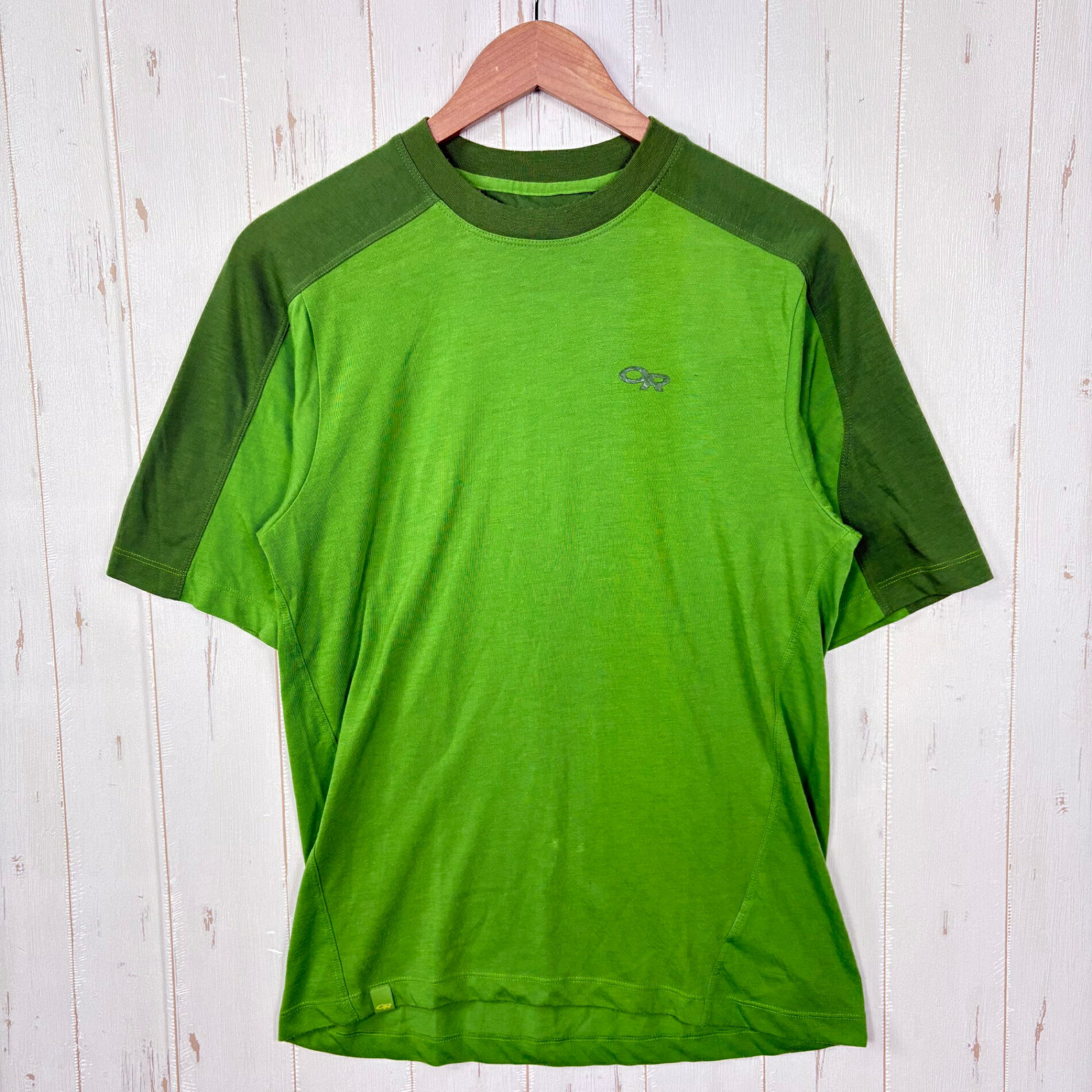 樂天商城 - 【Men's S グリーン系】 Outdoor Research ( アウトドアリサーチ ) ドライリリース ウール ティー ウール ウェア トップス インナー シャツ ショートスリーブTシャツ クルーネック 化繊 z00054268 化繊 ショートスリーブTシャ