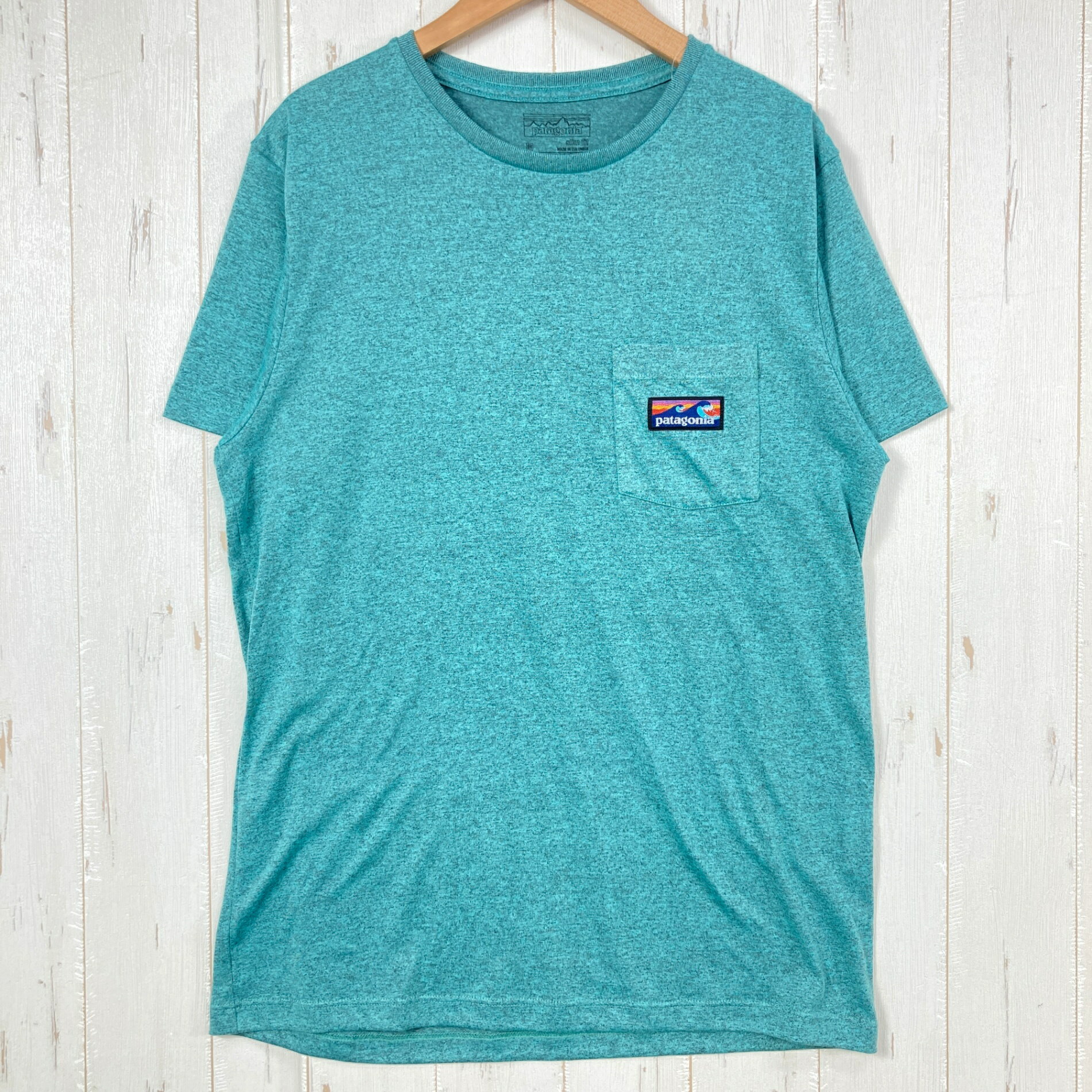 樂天商城 - 【Men's M グリーン系】 2020 Patagonia ( パタゴニア ) ハイブリッド ポケット レスポンシビリティー Hybrid Pocket Responsibili-Tee LBYG ポリエステル ウェア トップス インナー シャツ ショートスリーブ