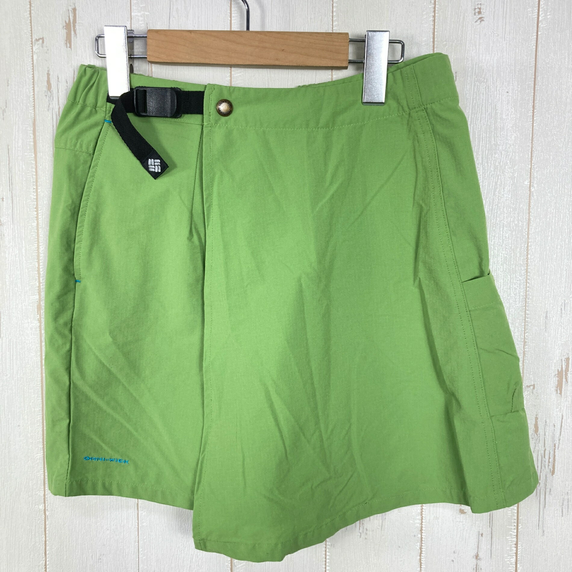 乐天商城 - 【Women's M グリーン系】 Columbia ( コロンビア ) ゴダン ラップ キュロット Godan Wrap Culotte ナイロン ウェア ボトムス ショーツ ショートパンツ ソフトシェル z00054196 ソフトシェル ショーツ ショートパンツ