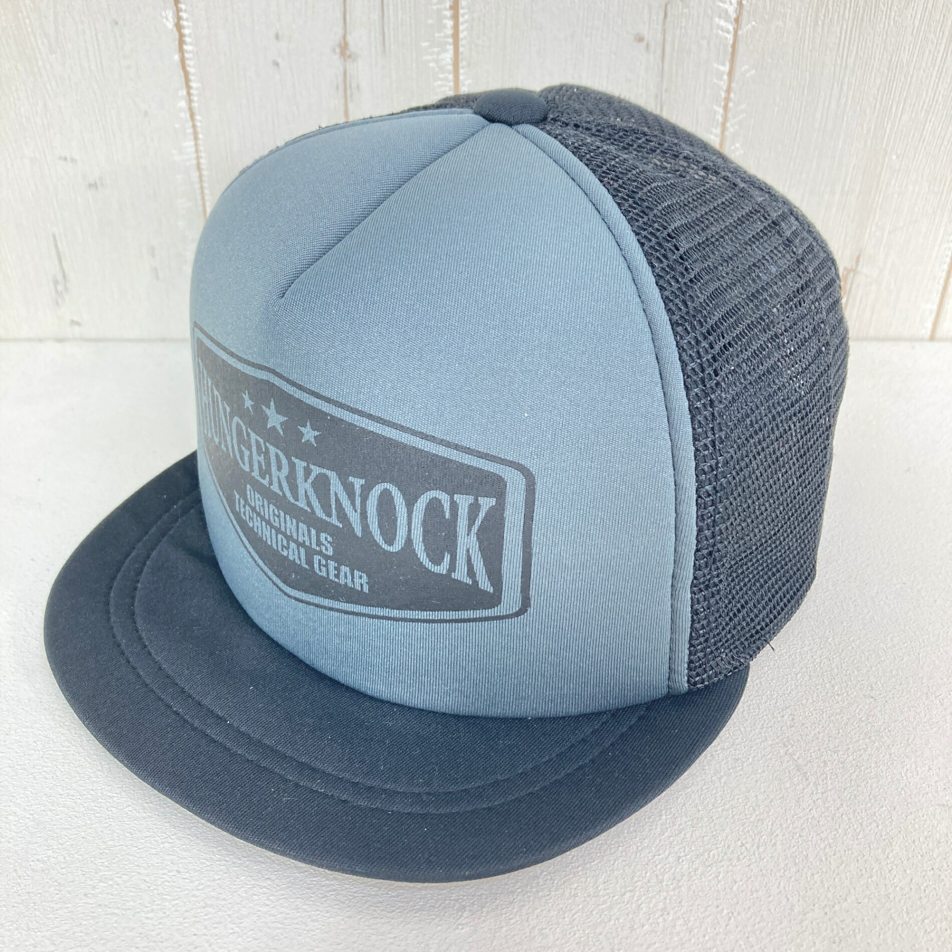 樂天商城 - 【OneSize グレー系】 Hungerknock Originals ( ハンガーノック オリジナルス ) ロゴメッシュ キャップ Logo Mesh Cap ポリエステル ウェア ウェア小物 ヘッドウェア キャップ z00057603 キャップ ヘッドウェ