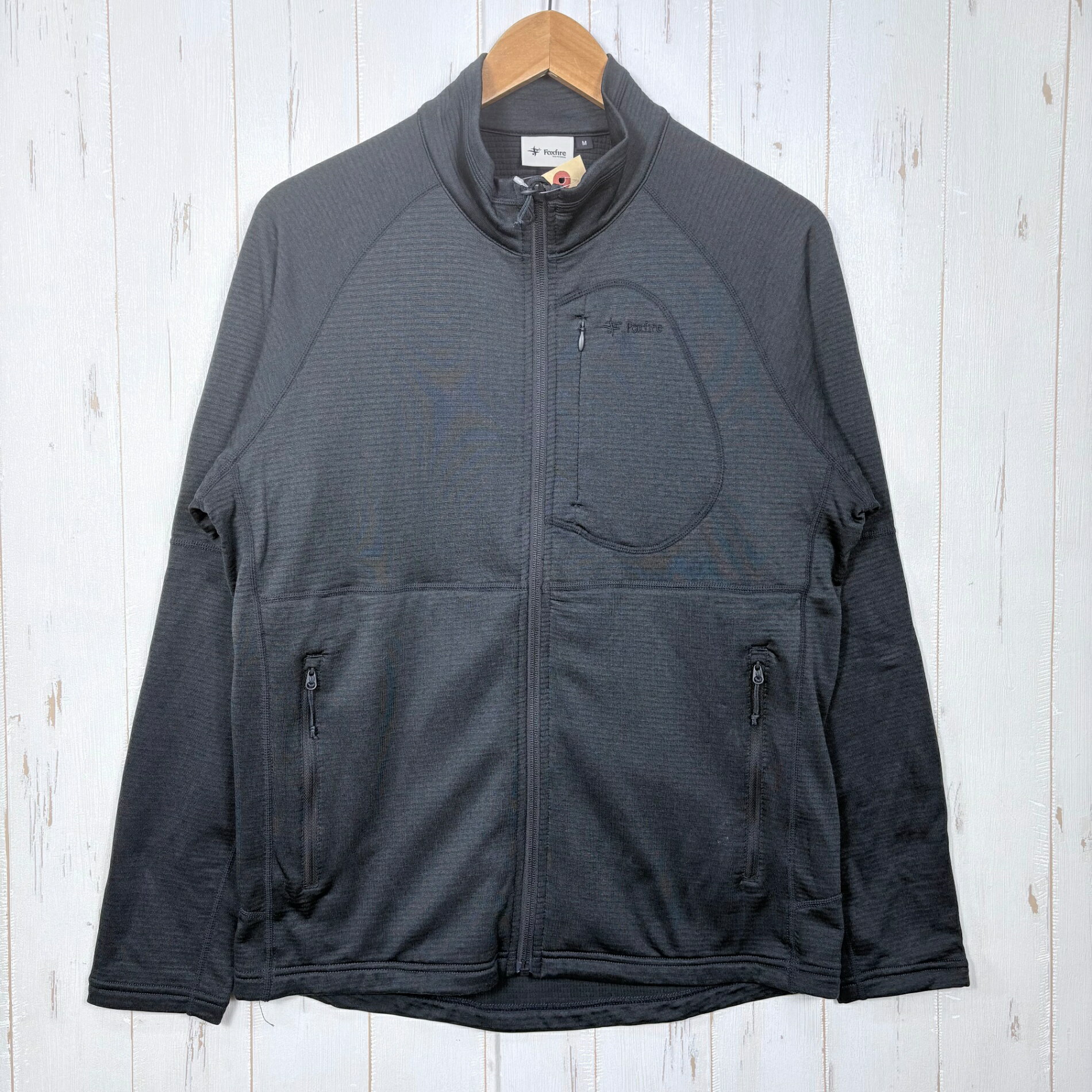 乐天商城 - 【Men's M グレー系】 Foxfire ( フォックスファイヤー ) トランスウェット EX ストレッチ グリッド フル ジップ TS EX ST Grid Full Zip ポリエステル ウェア トップス アウター ジャケット フリース z00057218