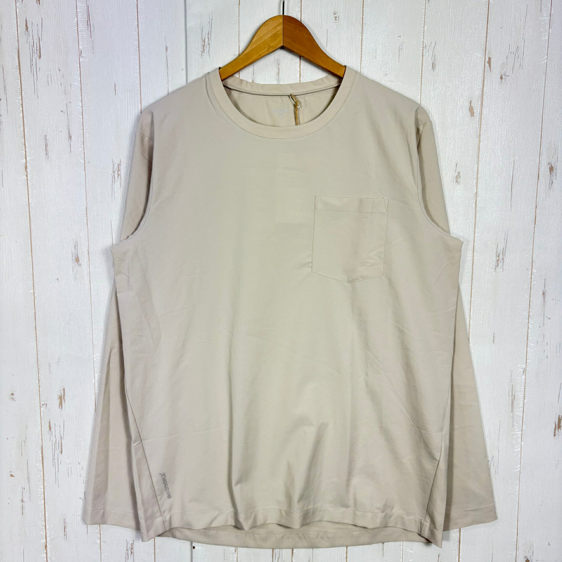 【Men's M アイボリー系】 Houdini ( フーディニ ) メンズ カバークルー ロングス...