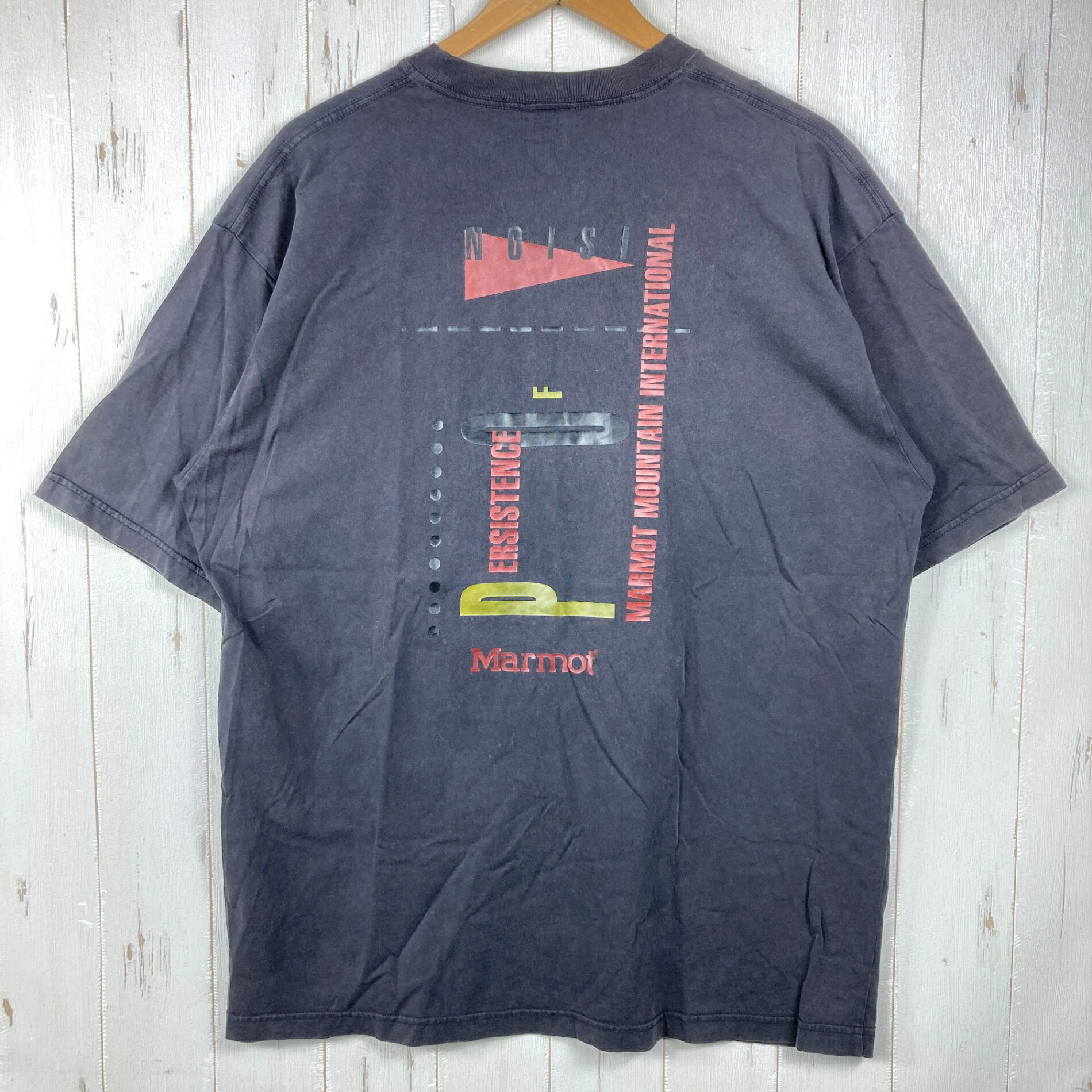 【Men's L ブラック系】 Marmot ( マーモット ) ピースダイイングショートスリーブ...