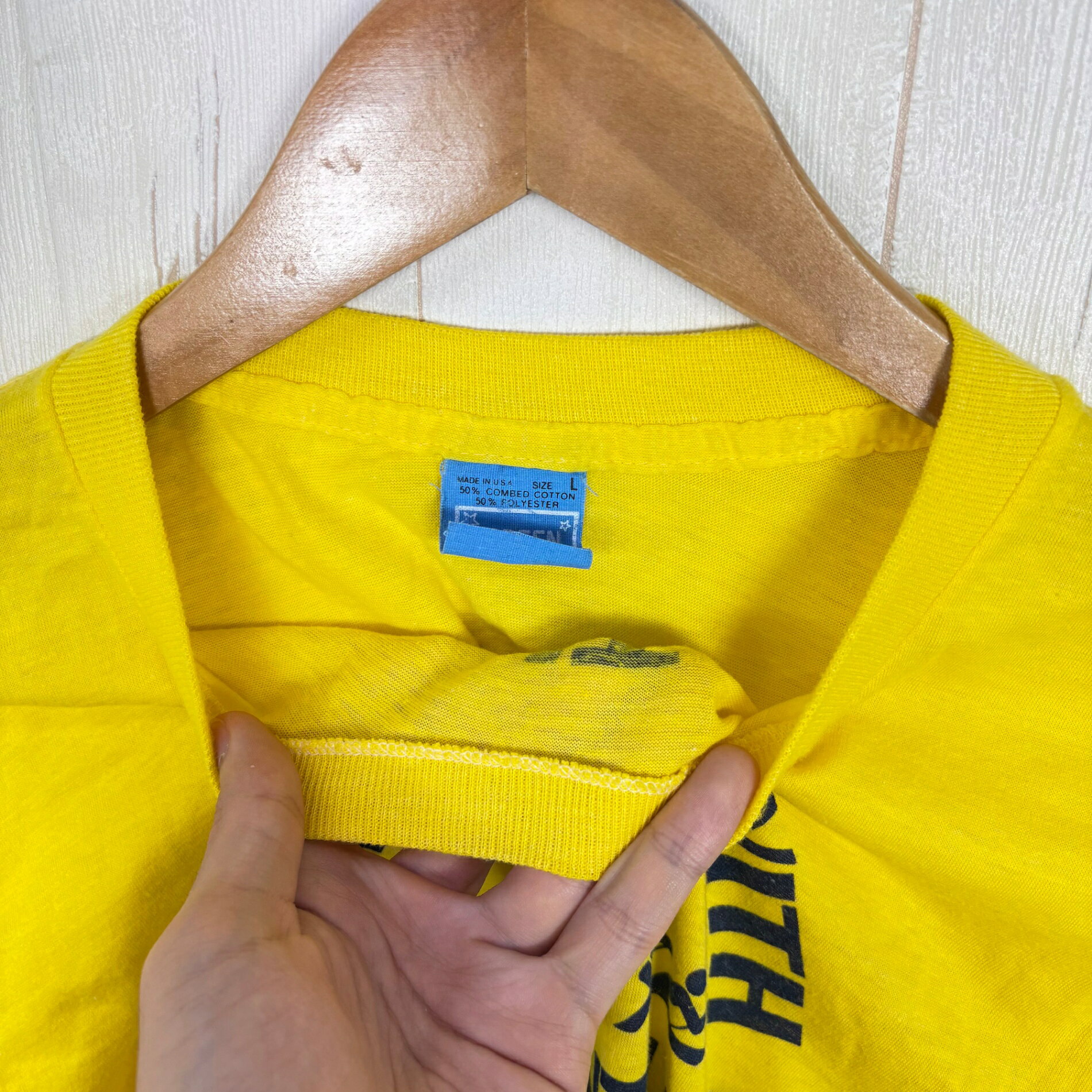 【Unisex L イエロー系】 1980s Adventure Unlimited（アドベンチャー アンリミテ...