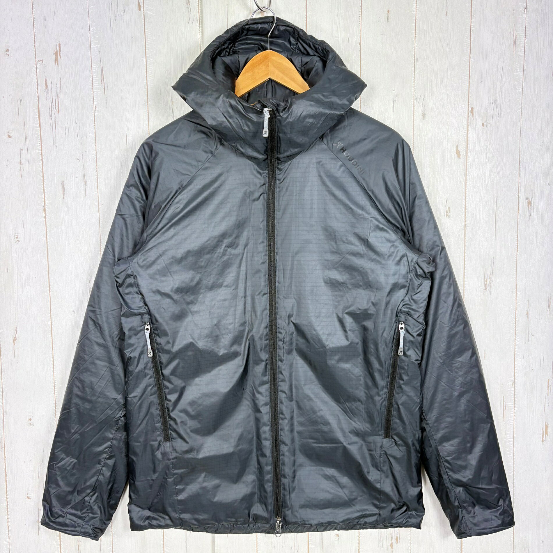 【Men's S ブラック系】 Houdini ( フーディニ ) ダンフリ Dunfri TrueBlack 化繊ダウン ウェア トップス アウター ジャケット 化繊インサレーション プリマロフト・ゴールド・インサレーション z00057978 TrueBlack