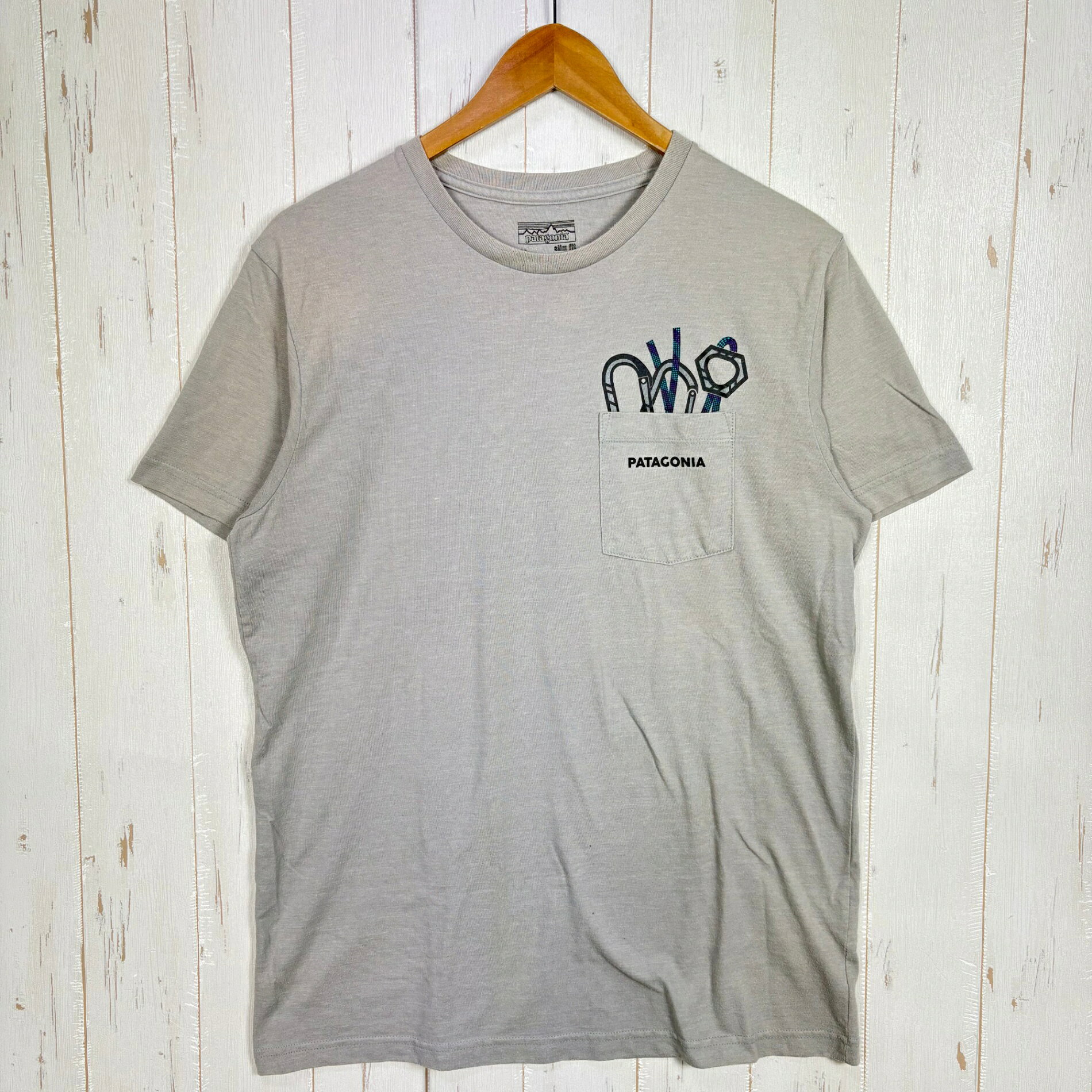 【Men's M グレー系】 Patagonia ( パタゴニア ) オーガニックコットン ポケット ...