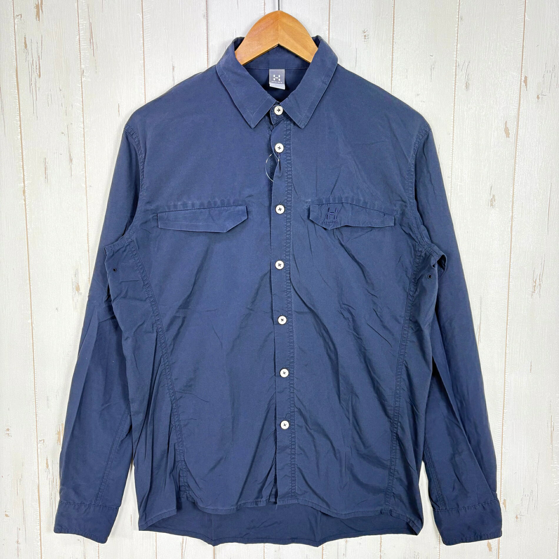 【Men's S ネイビー系】 Haglofs ( ホグロフス ) ゲタ ロング スリーブ シャツ GET...