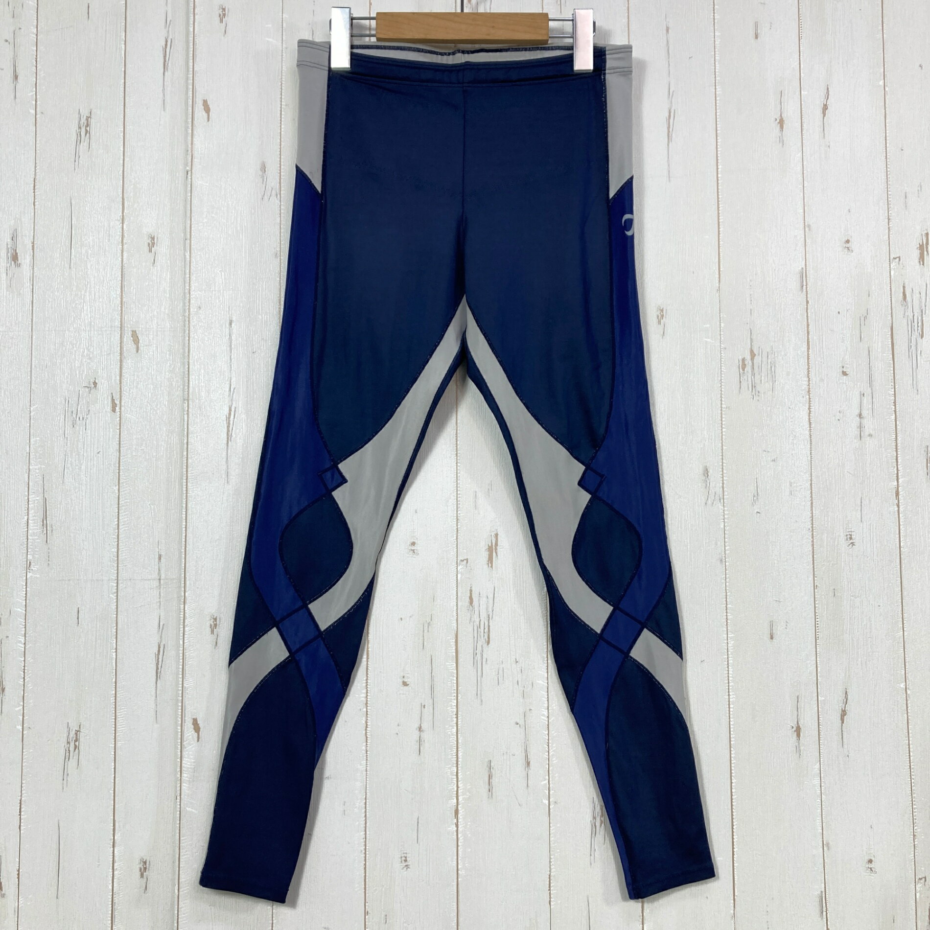 【Men 039 s L ネイビー系】 Cw-X ( シーダブリューエックス ) スタビライクスモデル ロング スポーツタイツ ポリエステル ウェア ボトムス タイツ z00058448 タイツ ボトムス ウェア