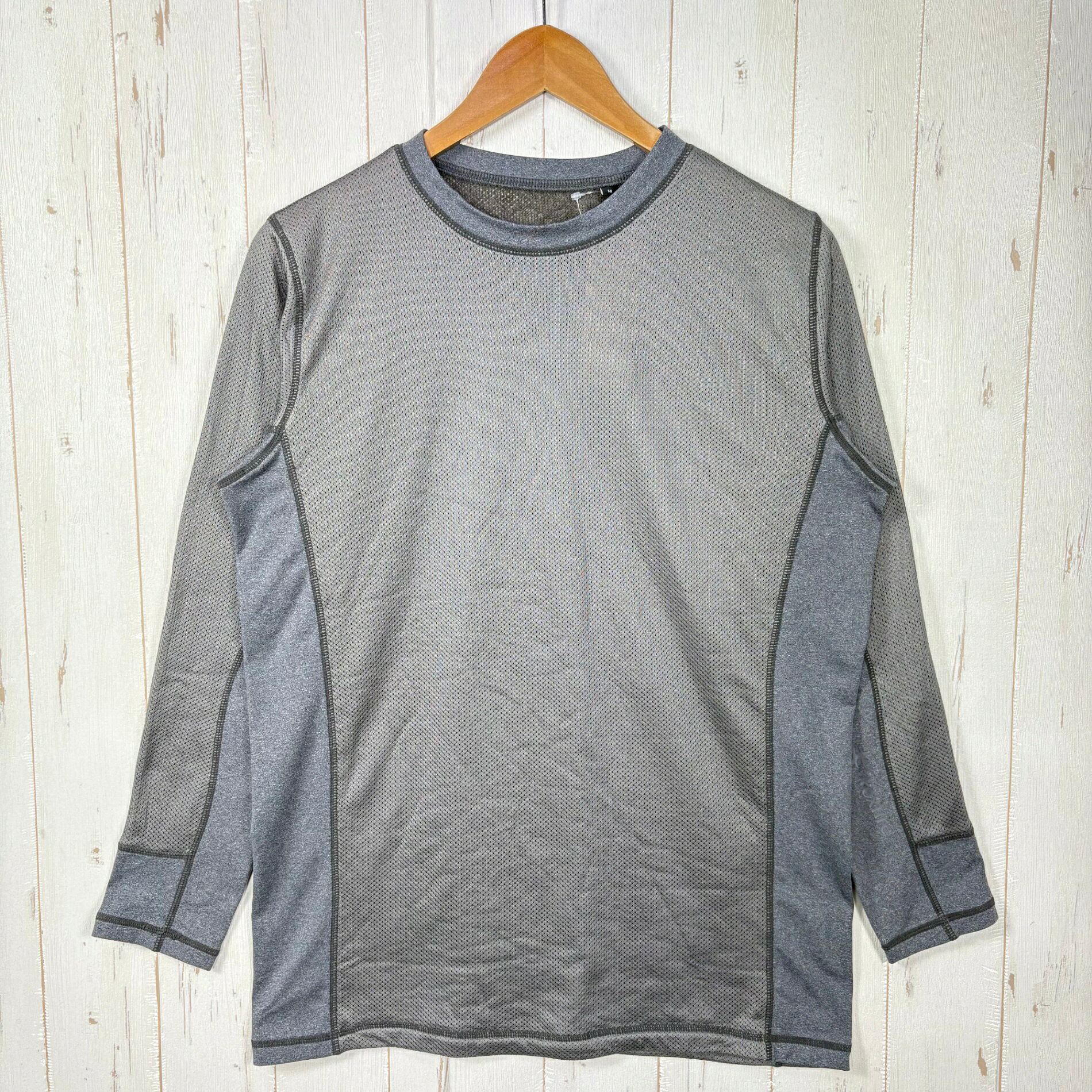 【Women's M グレー系】 Foxfire ( フォックスファイヤー ) トランスウェット EX ヒート クルー TS EX HEAT Crew アクティブフリース ポリエステル ウェア トップス インナー シャツ ロングスリーブTシャツ クルーネック 化繊 T