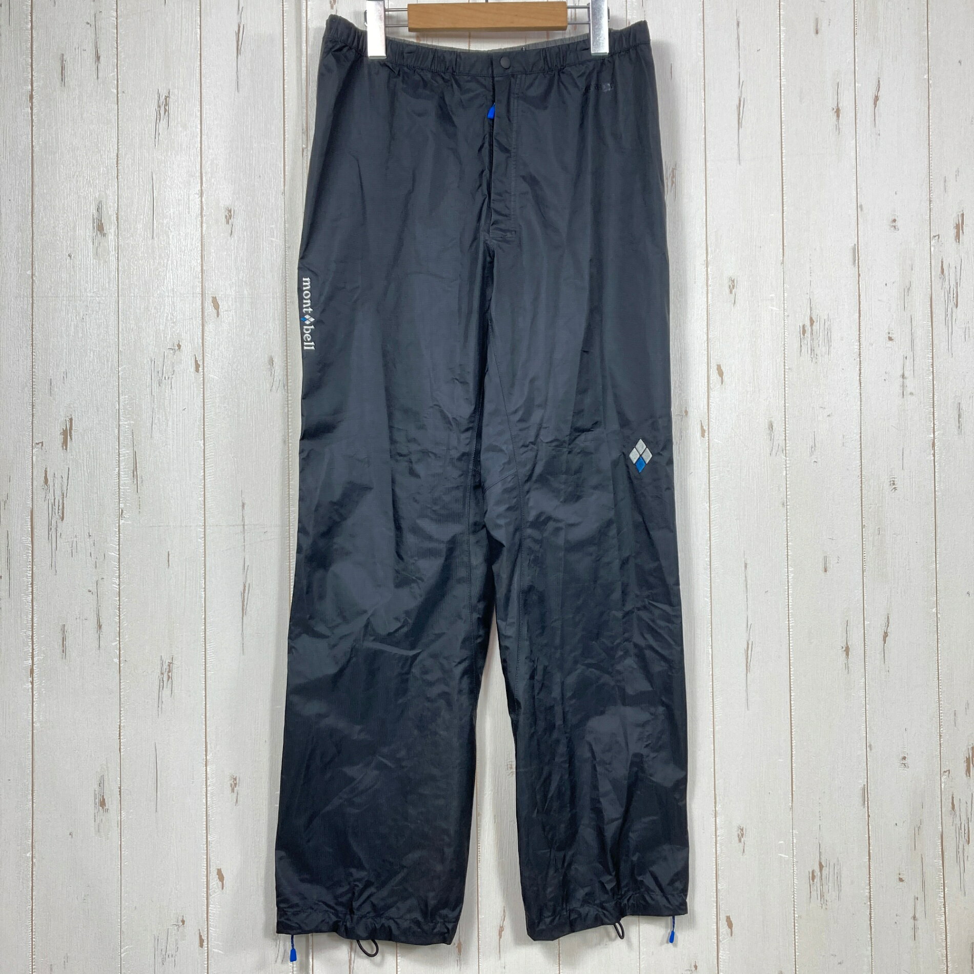 【Men 039 s M ブラック系】 Montbell ( モンベル ) ストームクルーザー フルジップパンツ ナイロン ウェア ボトムス ロングパンツ レインシェル z00058506 レインシェル ロングパンツ ボトムス ウェア