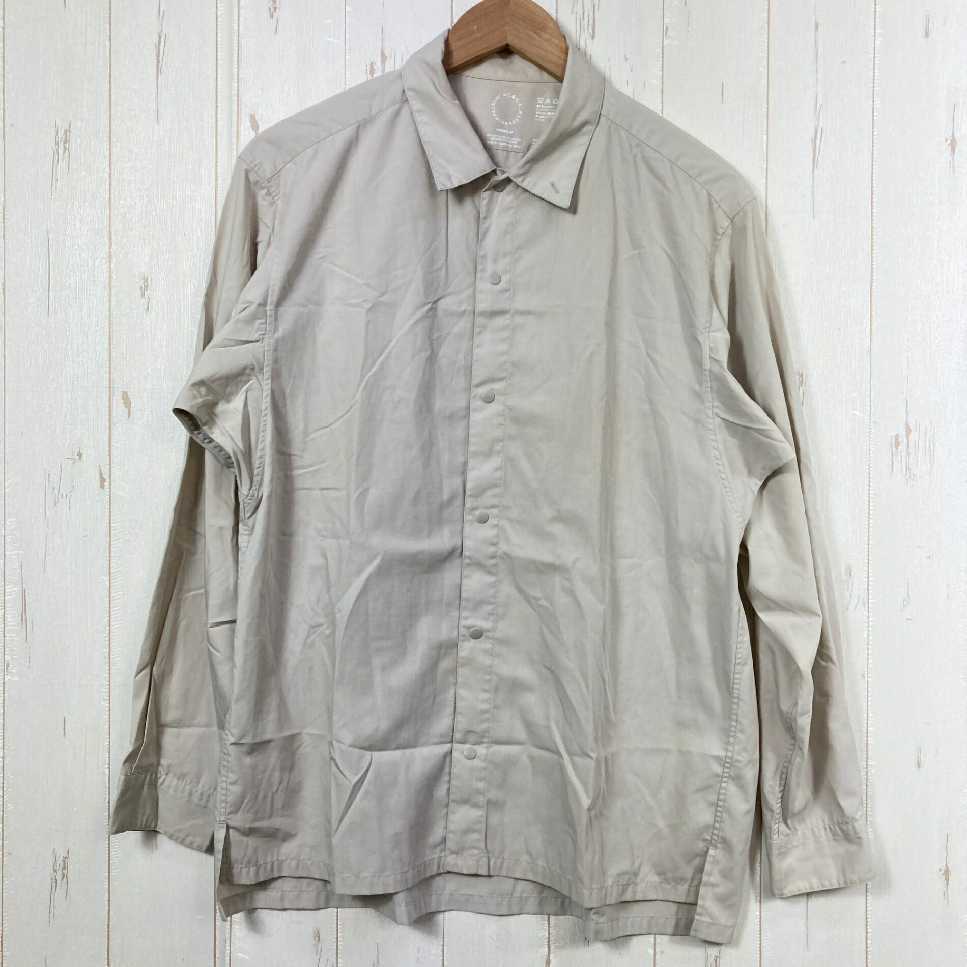 Rakuten - 【Unisex M ベージュ系】 Yamatomichi ( 山と道 ) バンブー シャツ Bamboo レーヨン ウェア トップス インナー シャツ ロングスリーブシャツ 化繊 z00058342 化繊 ロングスリーブシャツ インナー シャツ トップス ウェア
