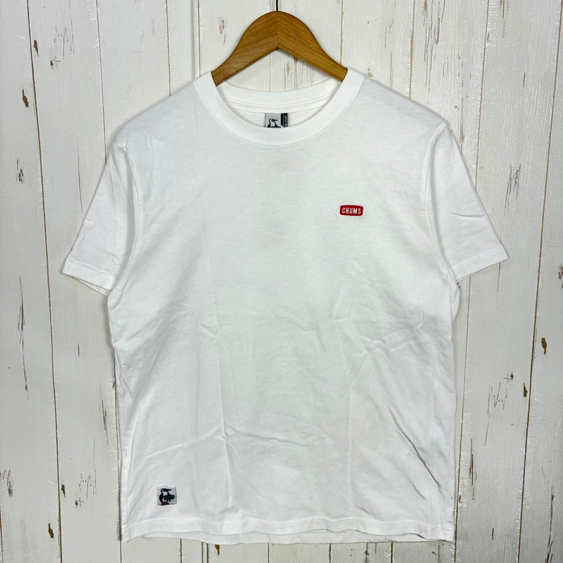 【Men's M ホワイト系】 Chums ( チャムス ) ブービー ロゴ Tシャツ Booby Logo T-...