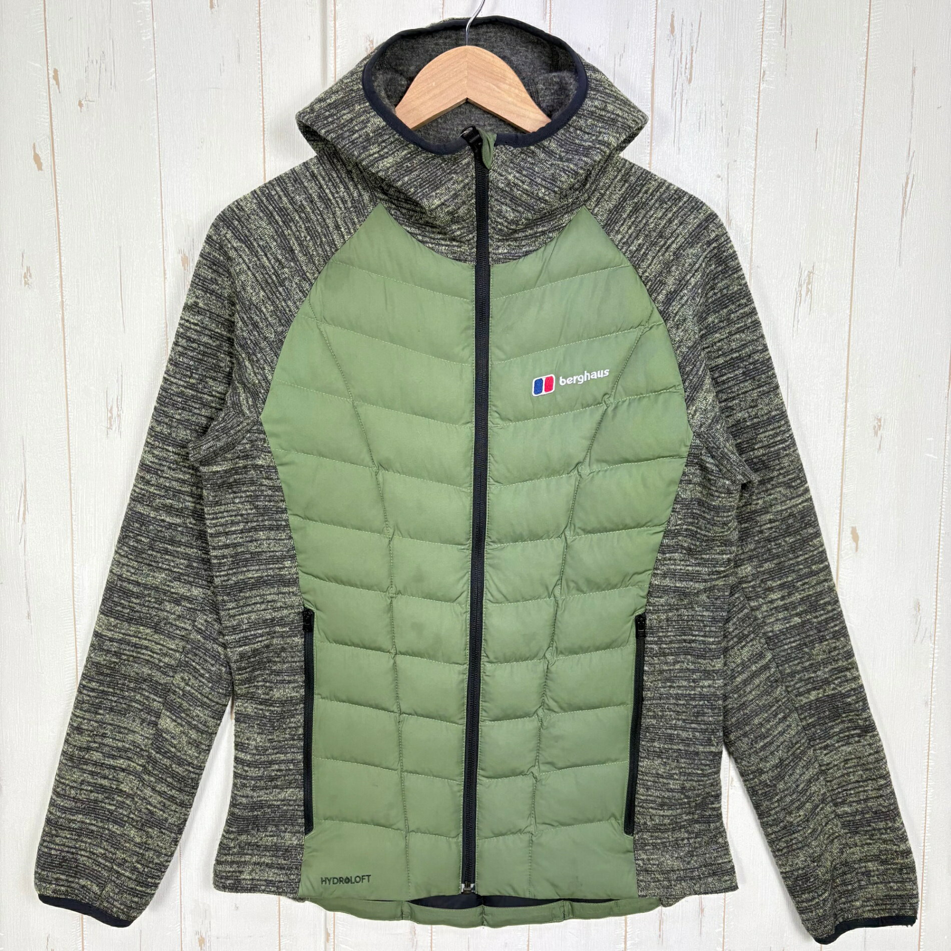 Rakuten - 【Men's S グリーン系】 Berghaus ( バーグハウス ) デューンライン ハイブリッド フリース ジャケット Duneline Hybrid FL Jacket 化繊ダウン ウェア トップス アウター ジャケット 化繊インサレーション z0005910