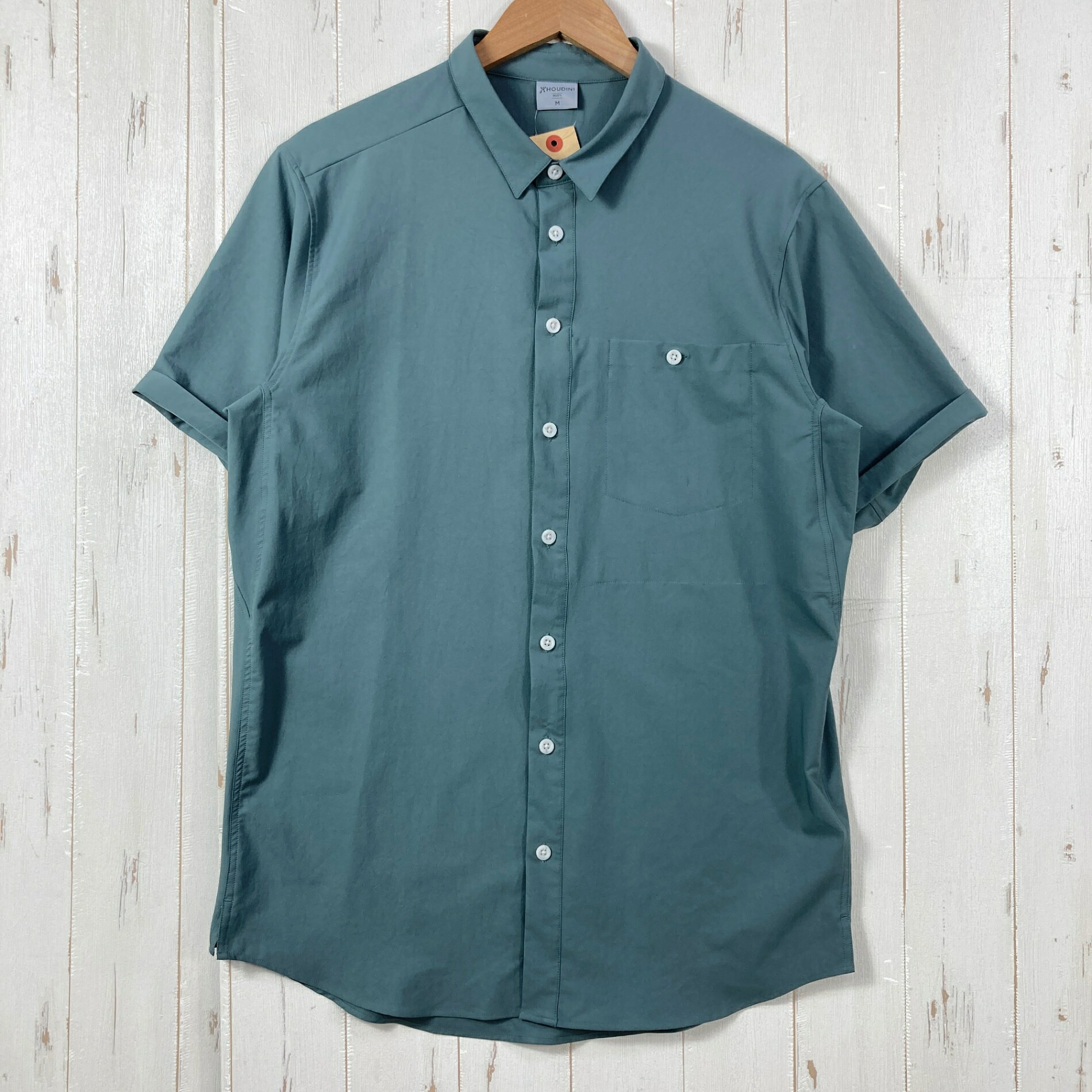 【Men's M グリーン系】 Houdini ( フーディニ ) ショートスリーブ シャツ Shortsl...