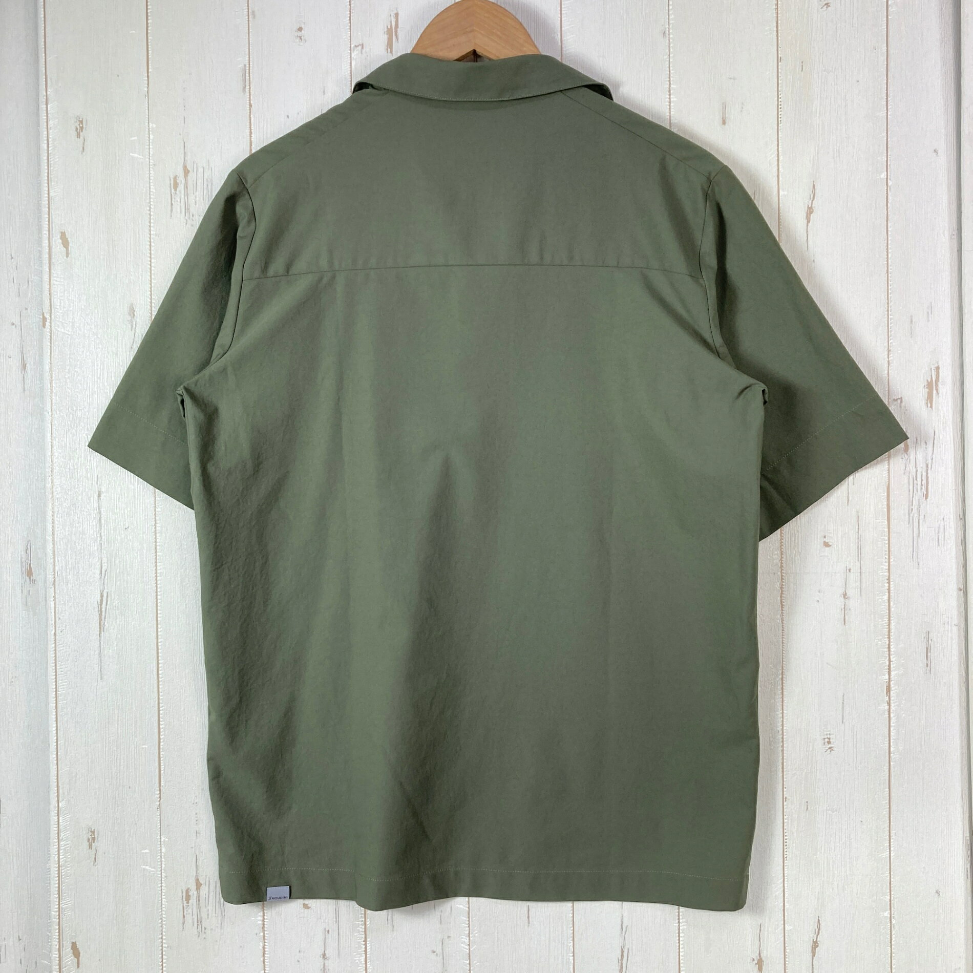 【Men's XS グリーン系】 Houdini ( フーディニ ) コスモ シャツ Cosmo Shirt ポリ...