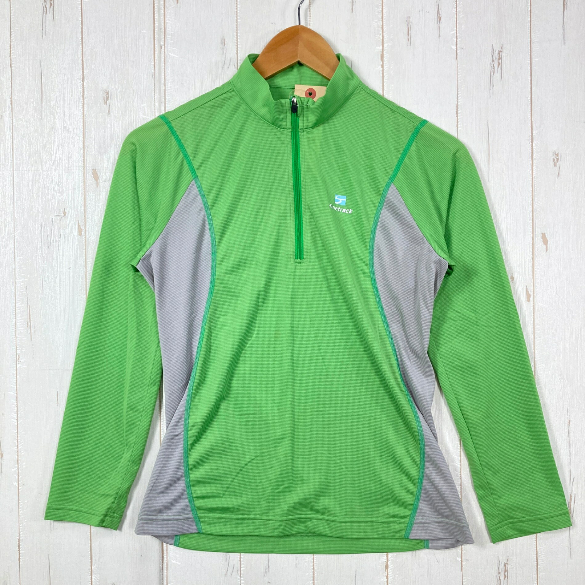 【Women's M グリーン系】 Finetrack ( ファイントラック ) ドラウト エア ジップ...